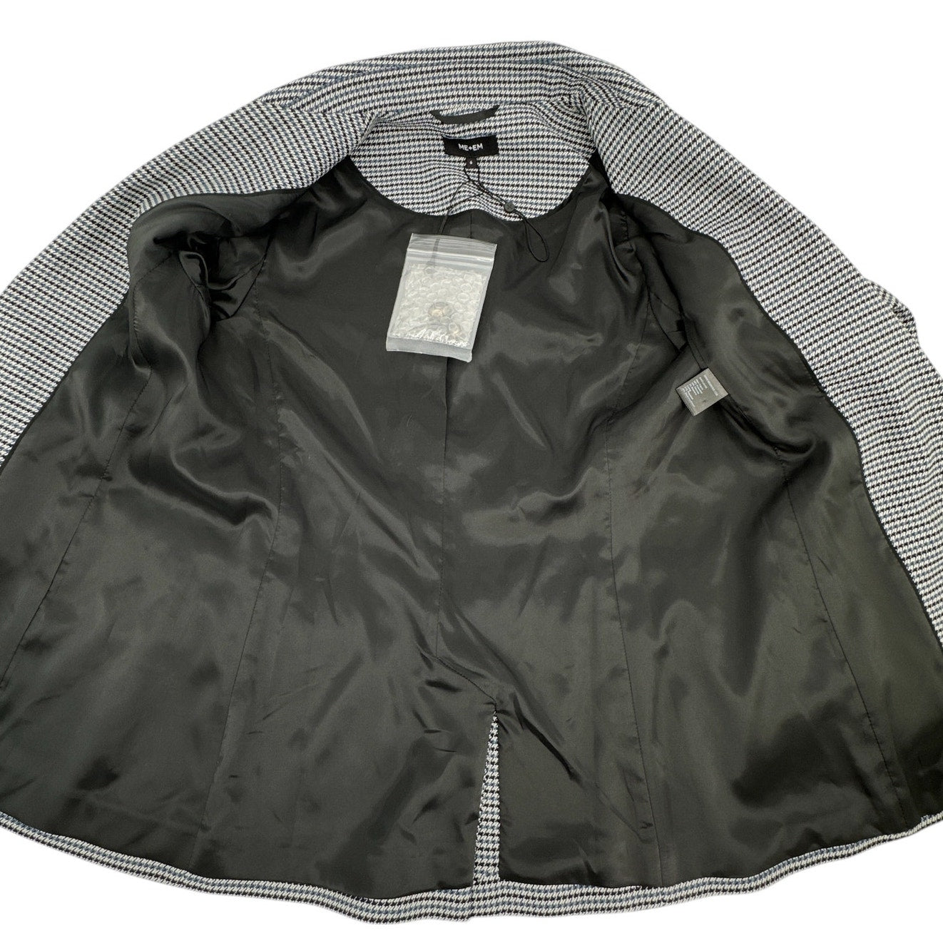ME+EM Houndstooth Boyfriend Blazer UK10 | US6 | Small