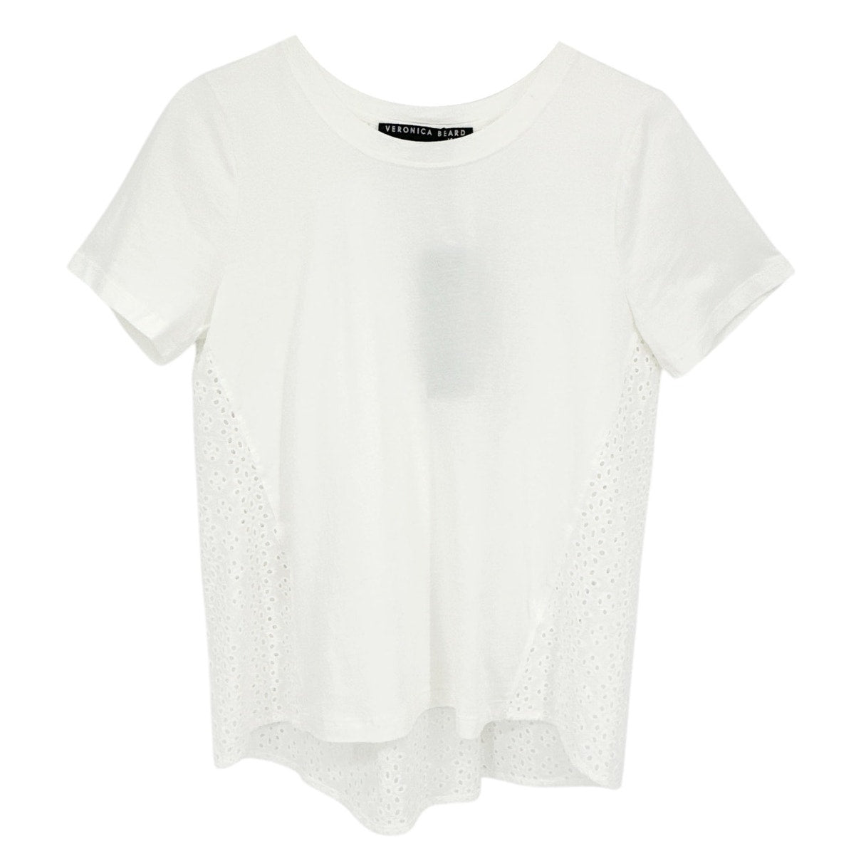 VERONICA BEARD Mauna Eyelet Tee S