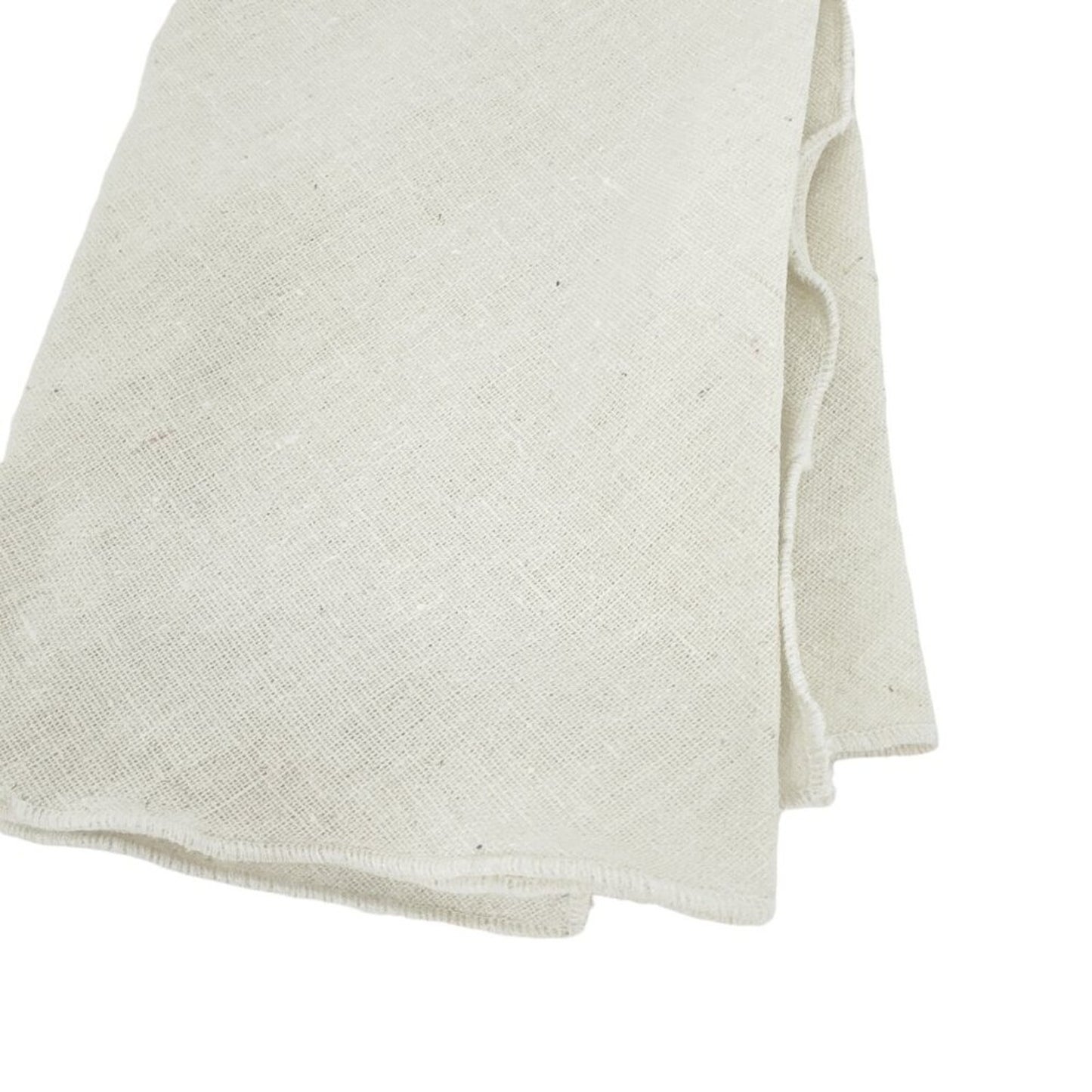 NAPKINS Linen Blend Cloth Natural with Rolled Edges | Set of 6
