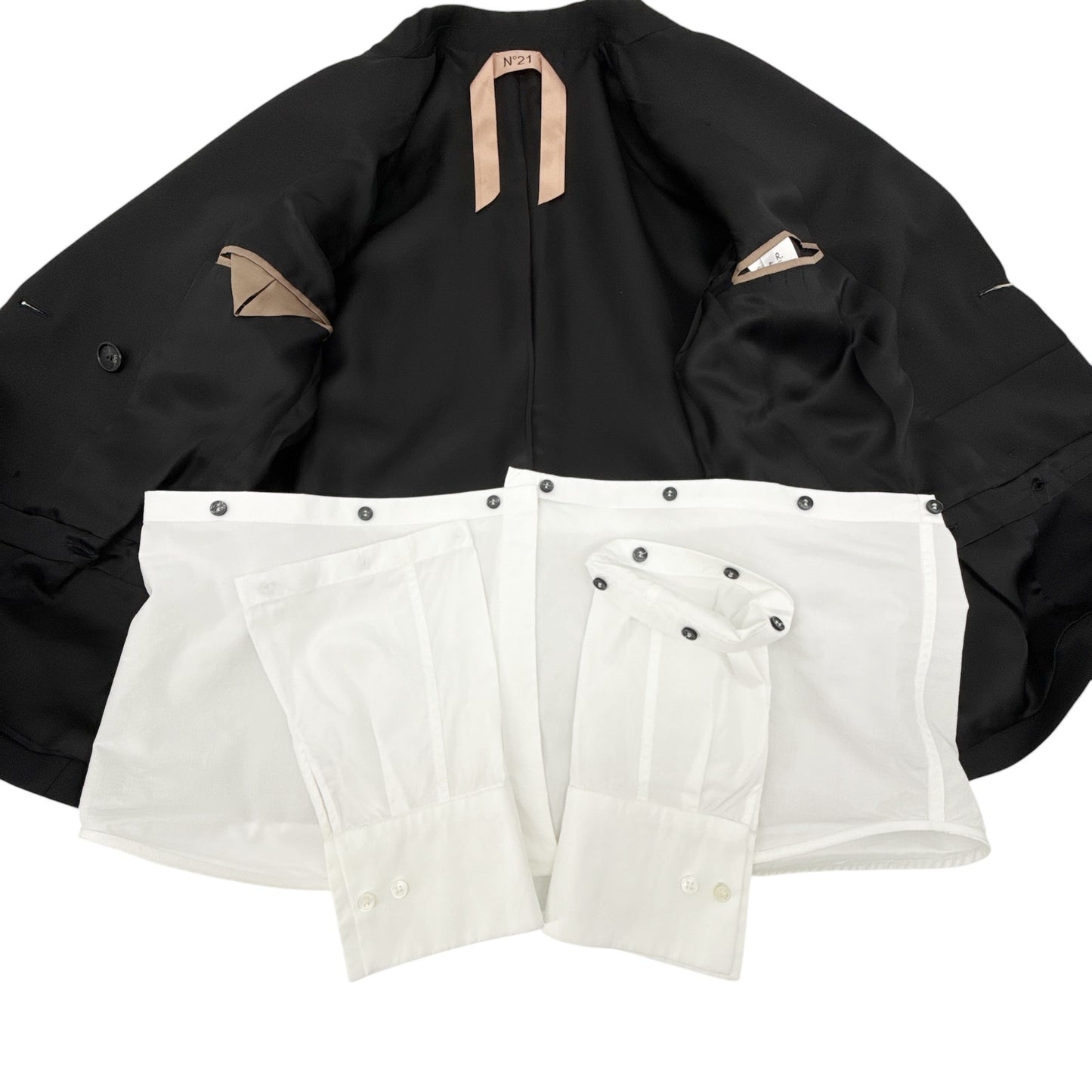 No.21 Double Breasted Blazer in Black EU40|S