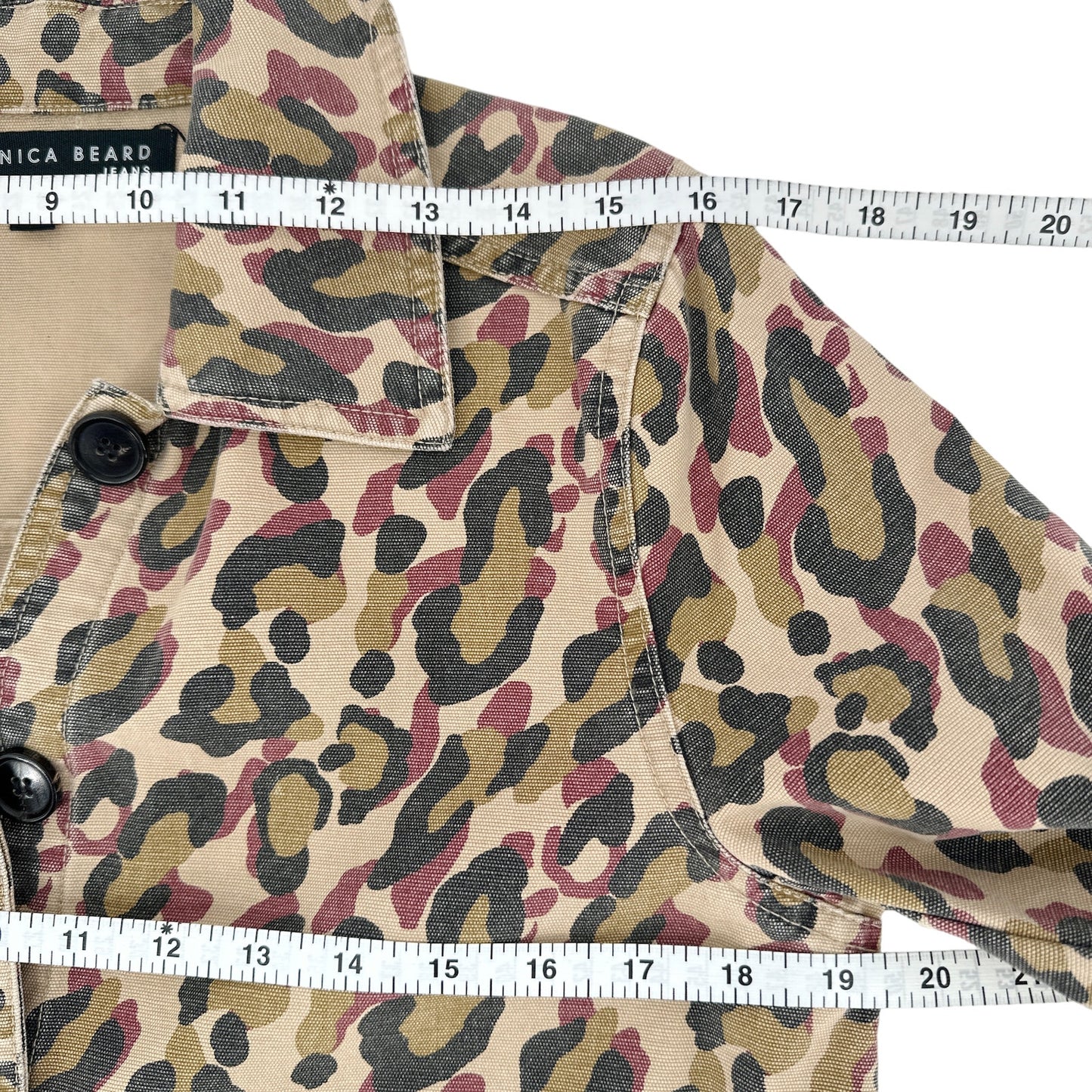 VERONICA BEARD Mercer Leopard Print Jacket | S