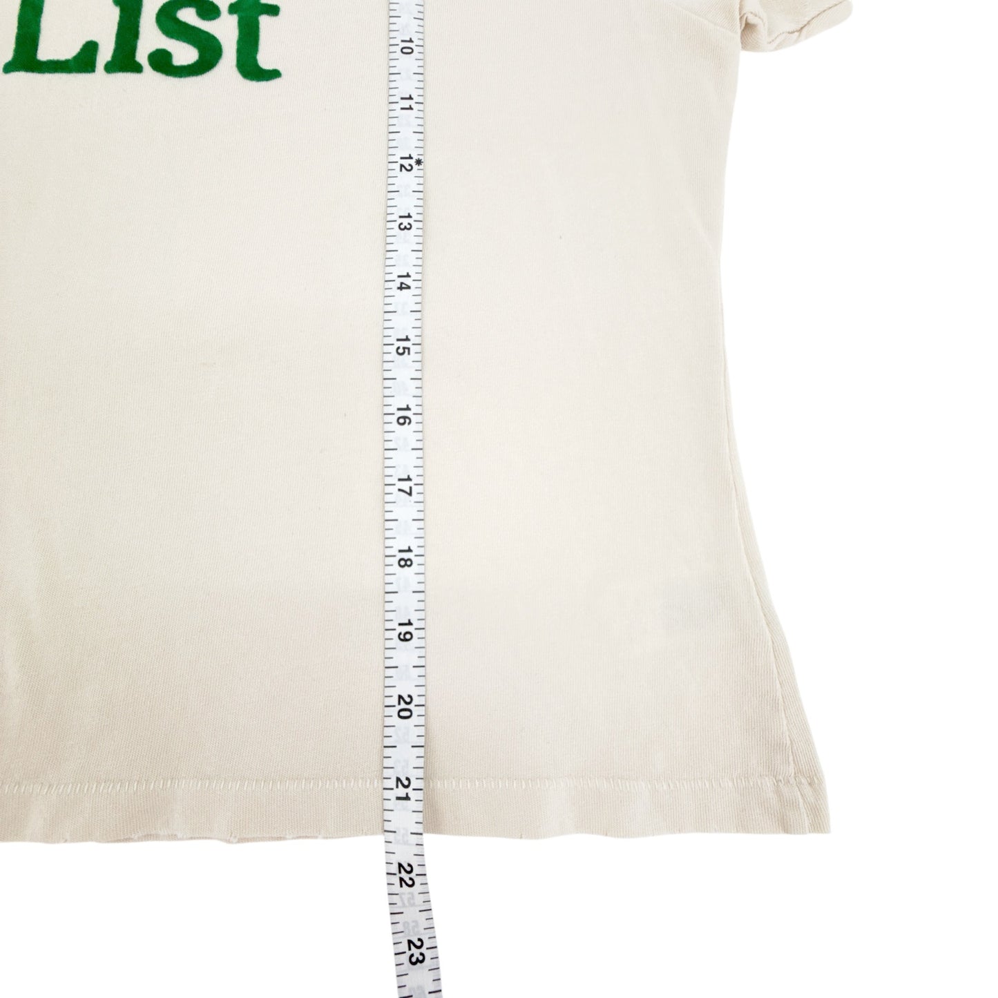 DAYDREAMER Nice List Vintage Tee in Dirty White L