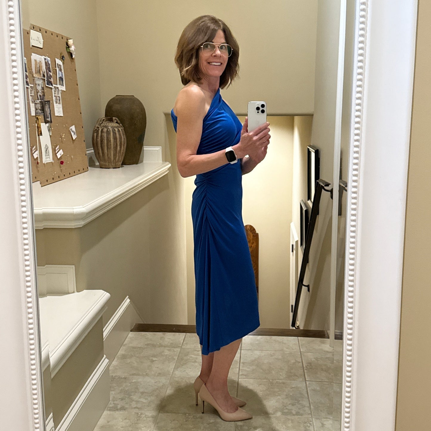 RALPH LAUREN LDRS Cruise Silk Blend Dress XS