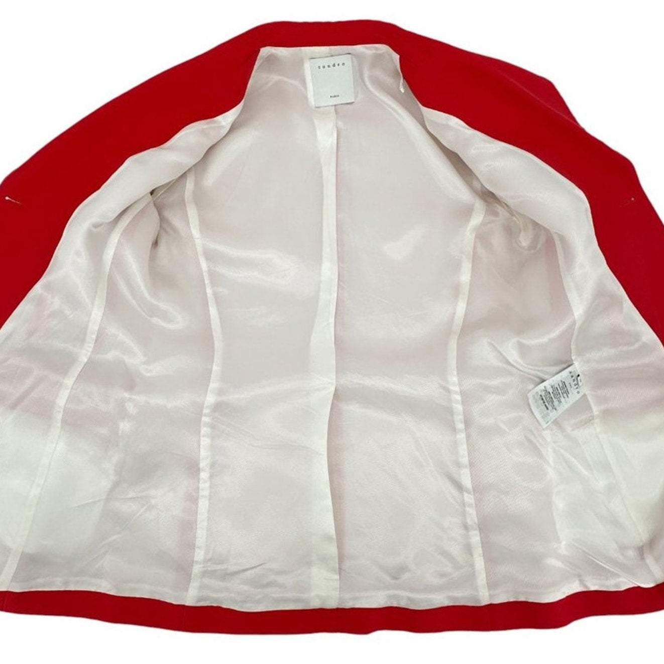 SANDRO Soazic Double Breasted Blazer S