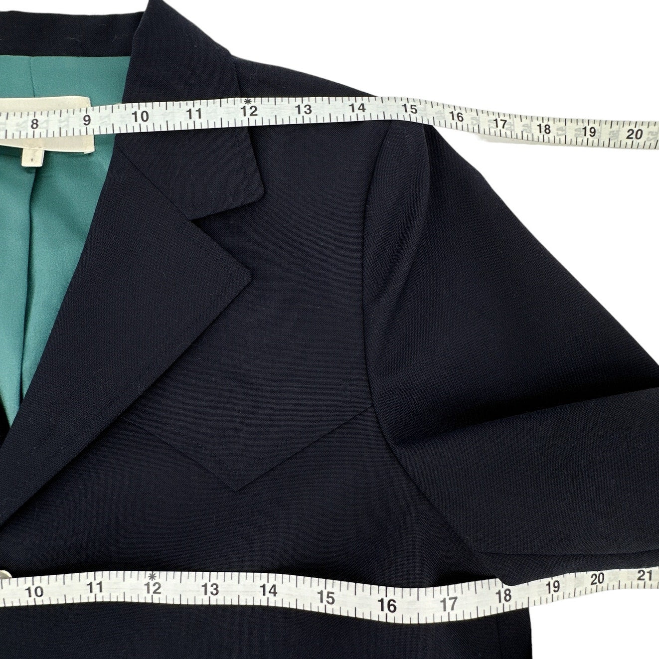 The GREAT. The Western Suiting Jacket. in Navy 1 | S