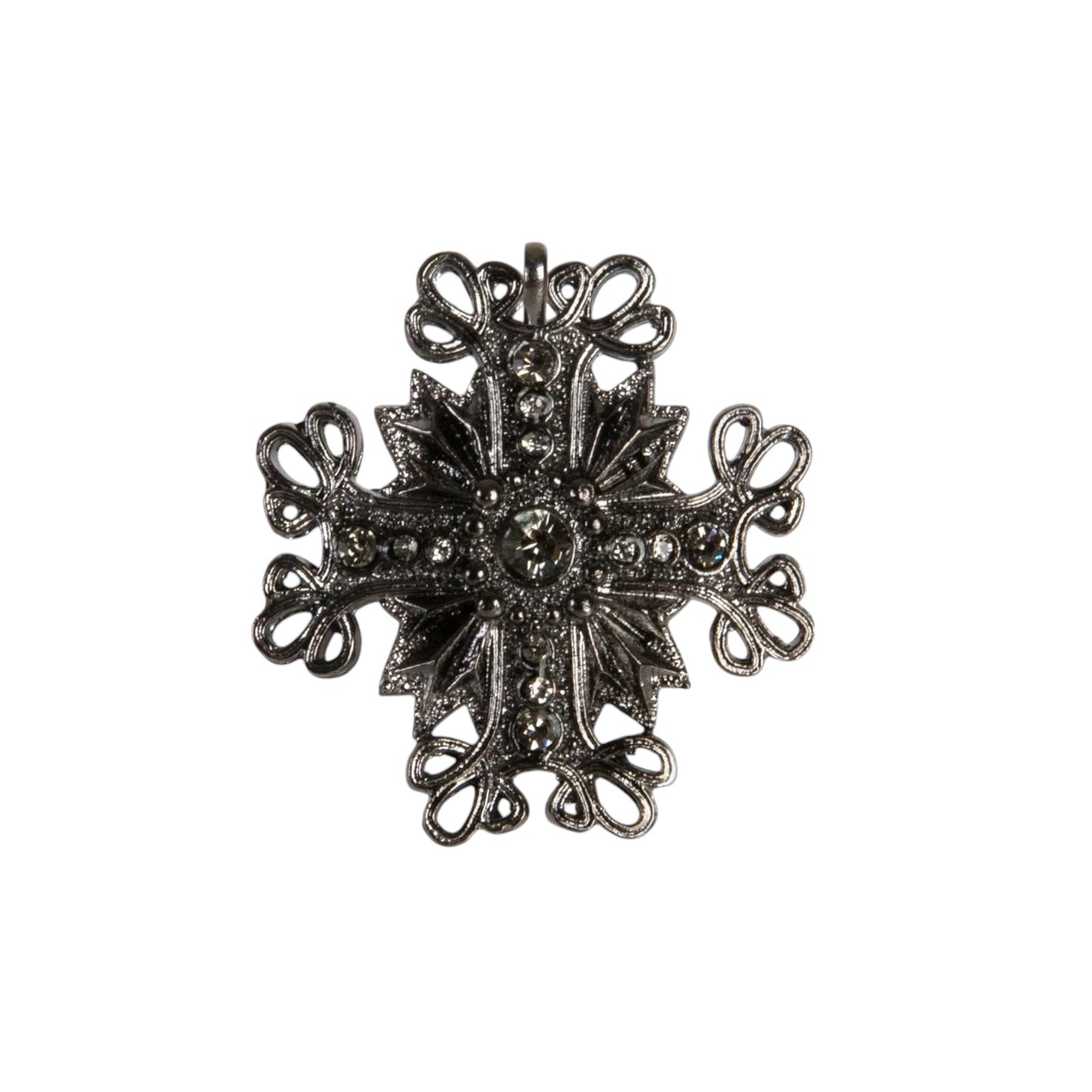 VIRGINS SAINTS & ANGELS VSA Electra Cross Medallion in Gunmetal
