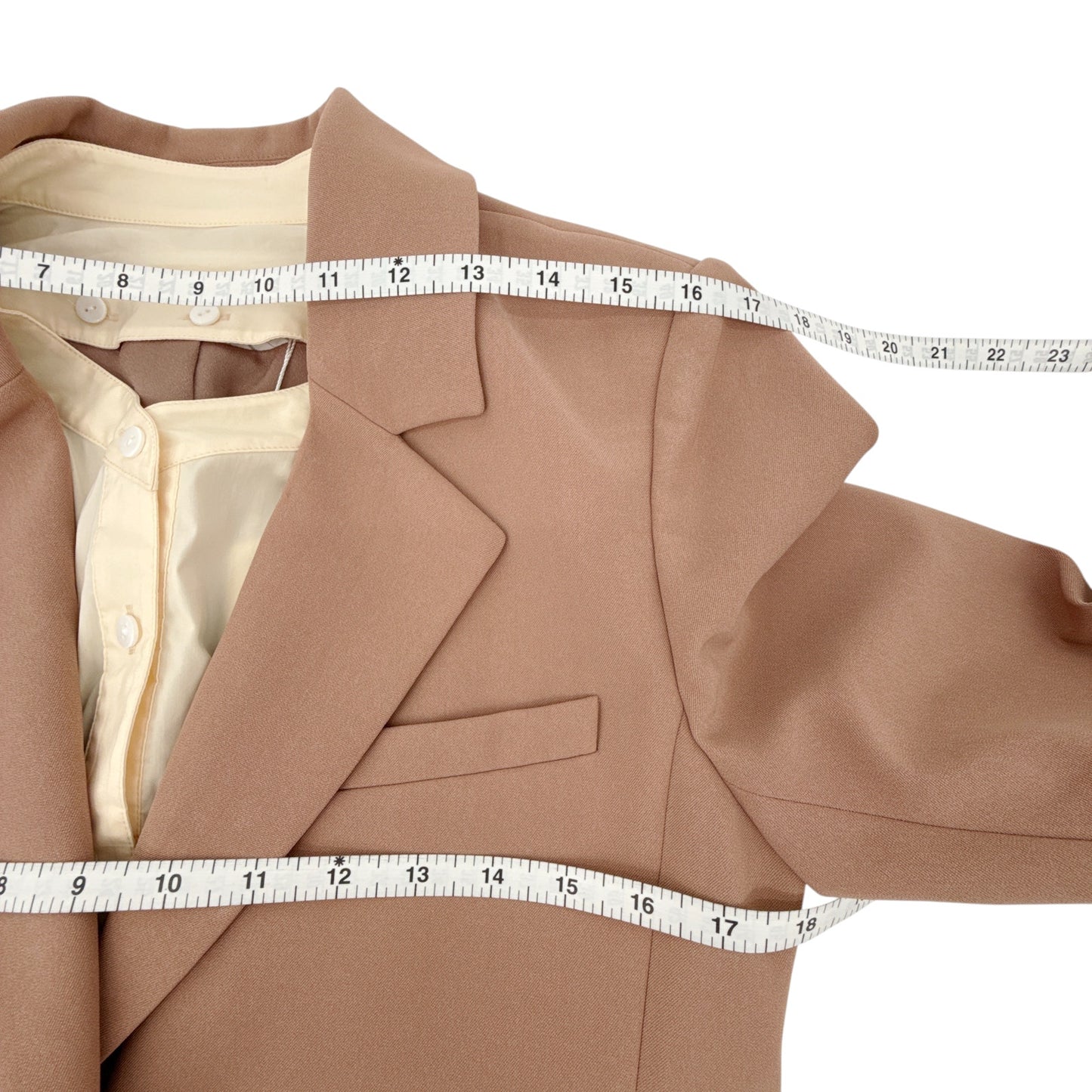 JONATHAN SIMKHAI Jubilee Blazer in Teak/Parchment 6|M