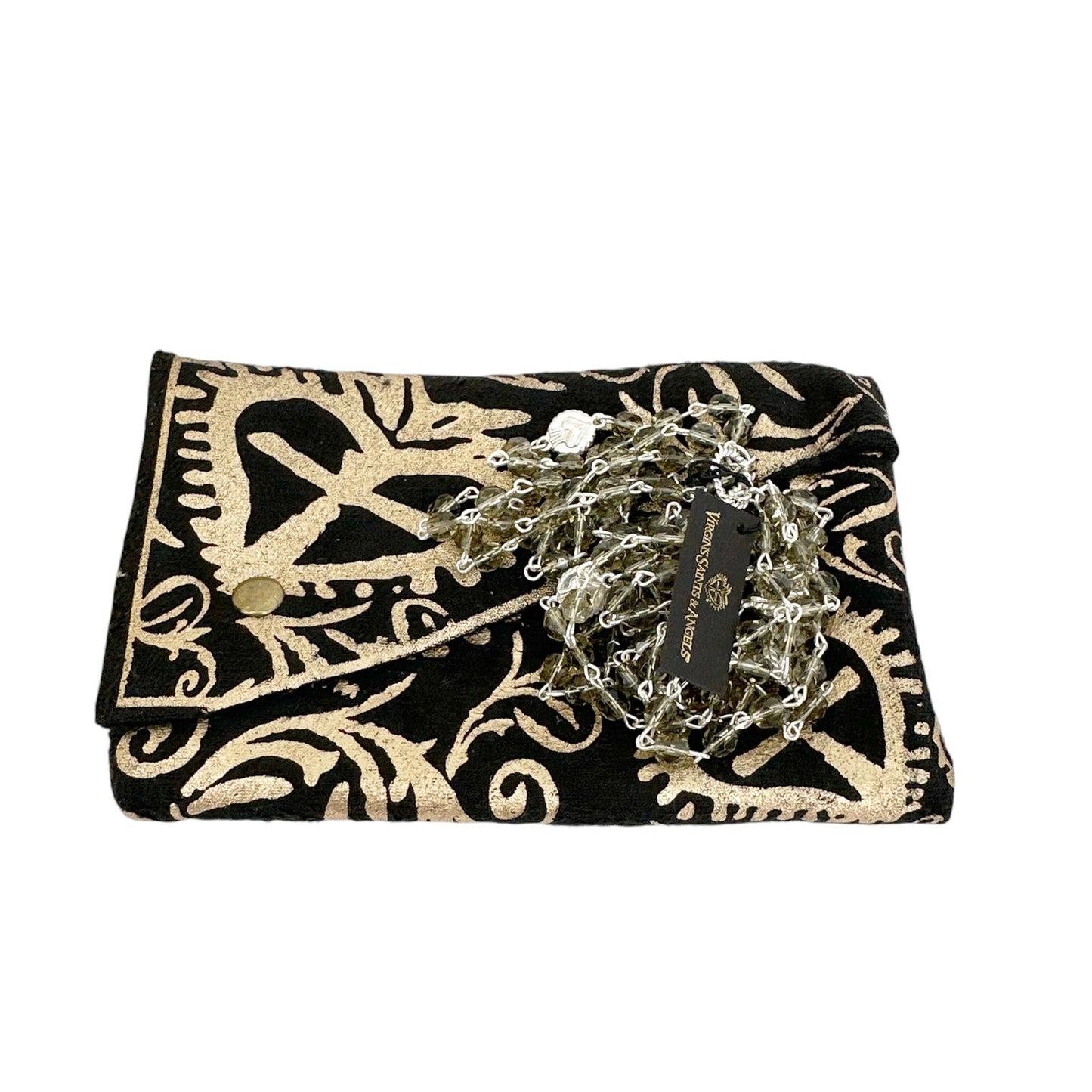 VIRGINS SAINTS & ANGELS VSA Magdalena Crystal Black Diamond in Silver