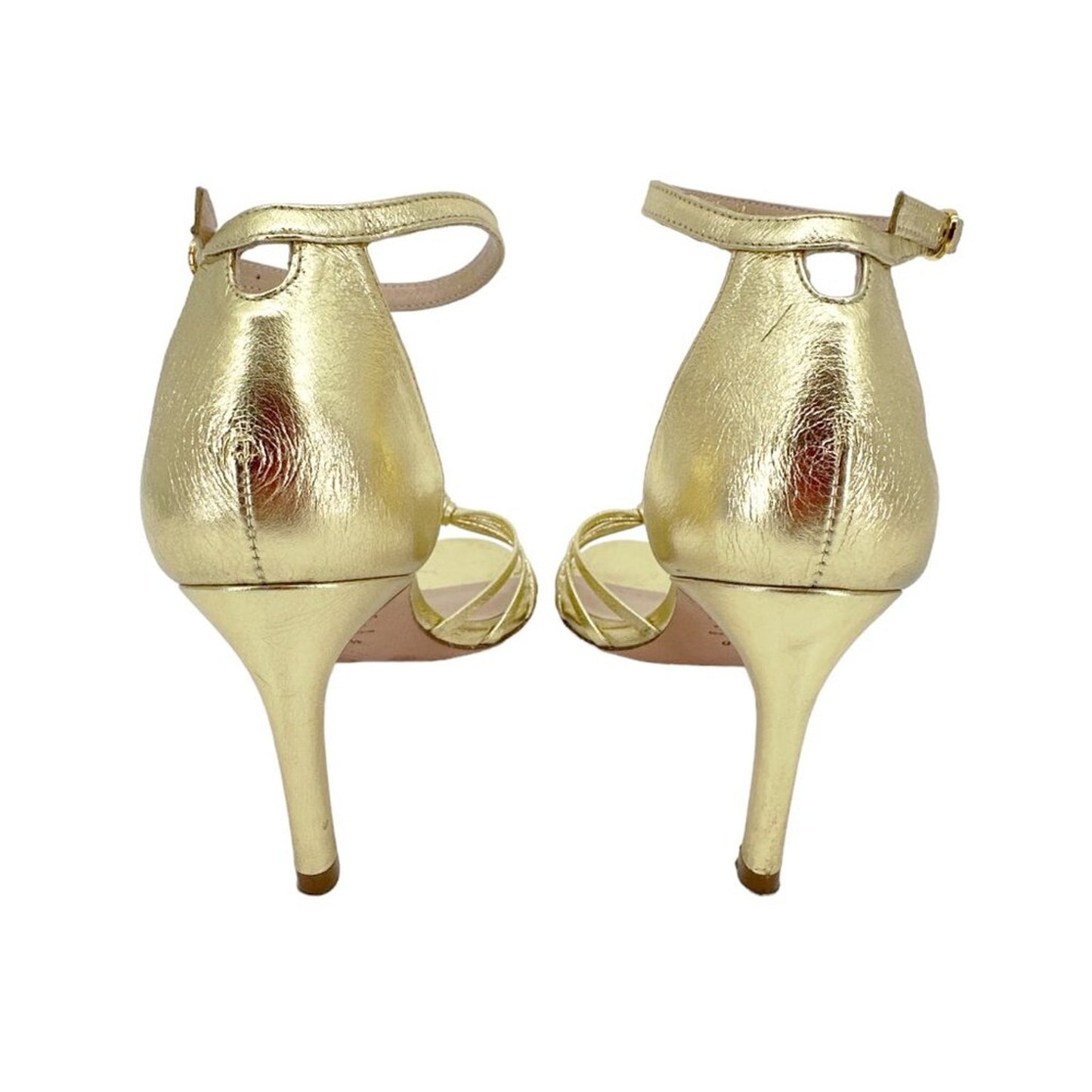 STUART WEITZMAN Sena 75 Metallic Gold 6.5