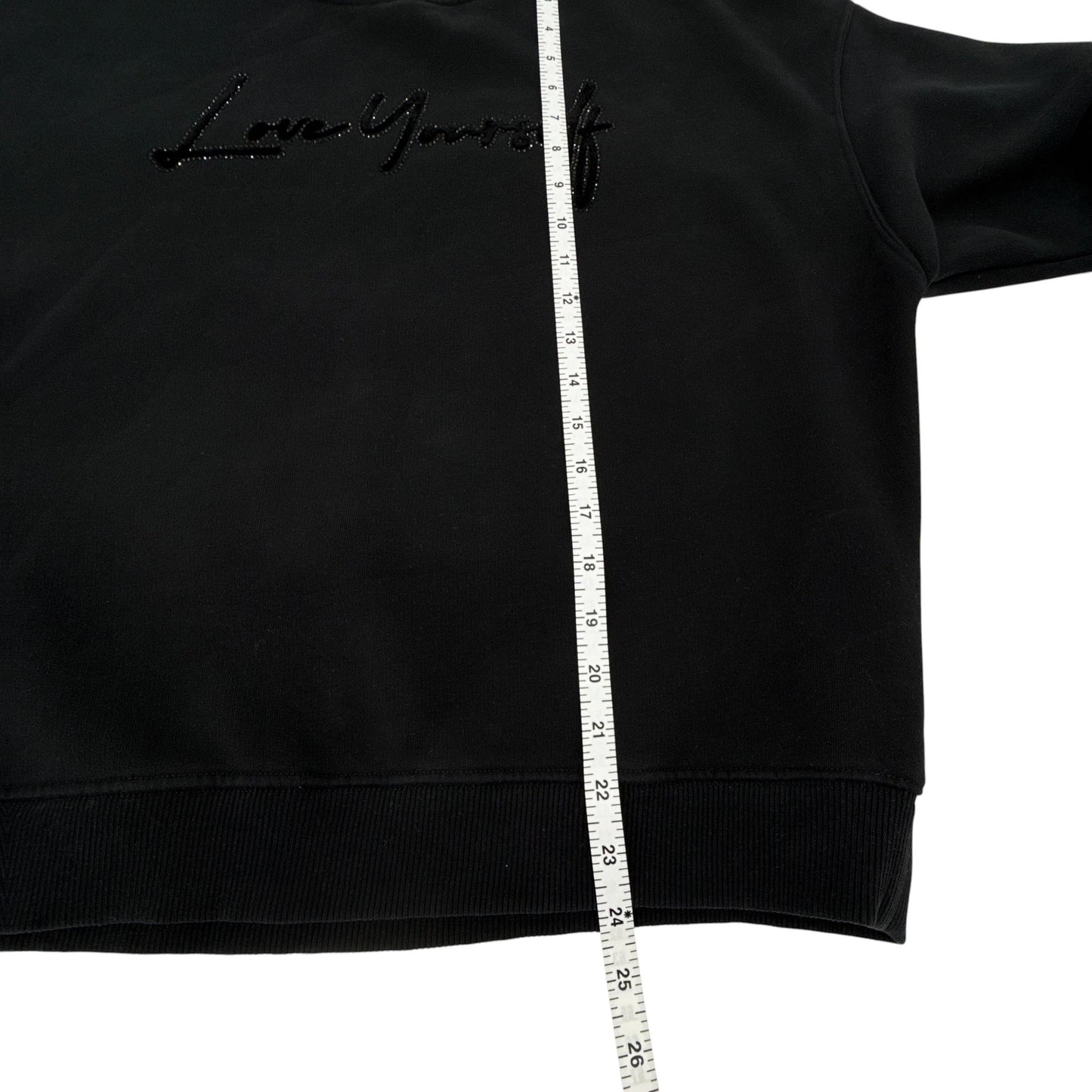 ZADIG & VOLTAIRE Oscar PMO Love Yourself Strass Sweatshirt S