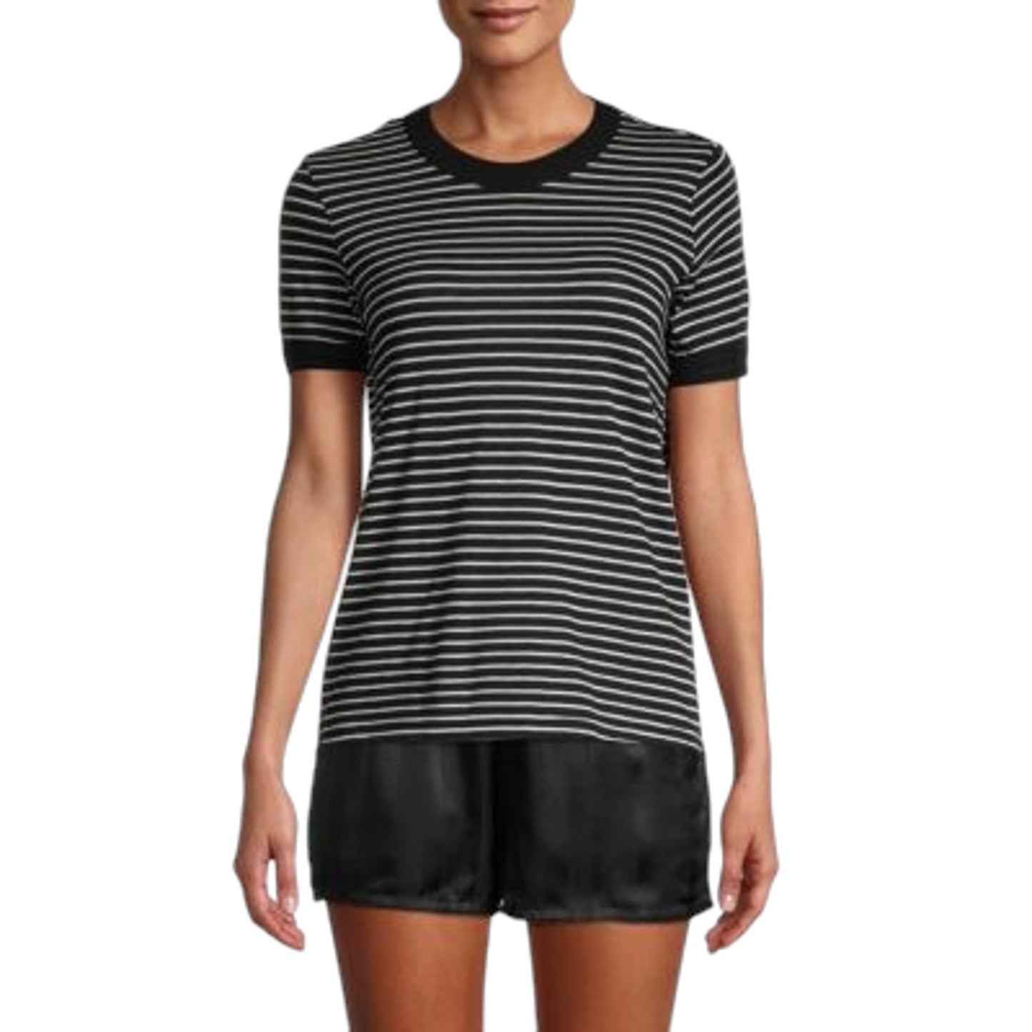 RtA Quinton Tee Black Stripe S