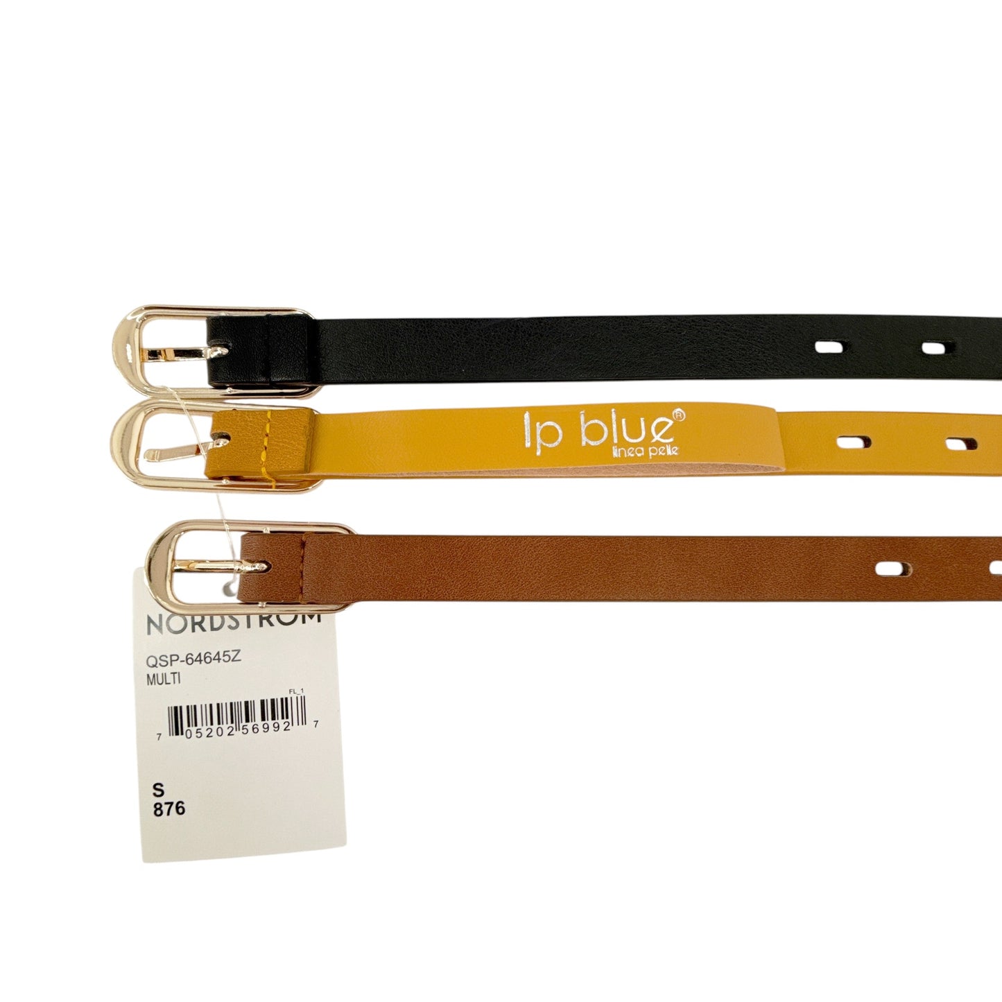 LINEA PELLE 3-for-1 Perforated Belt Set