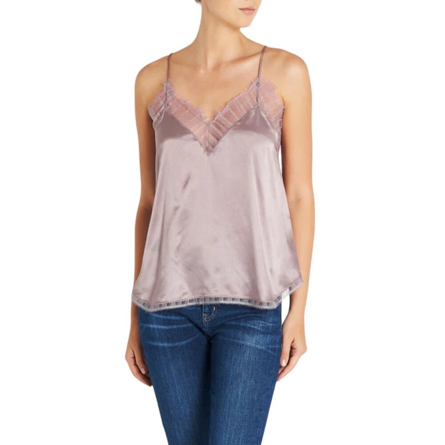 IRO Berwyn Silk Camisole in Light Purple FR36|Small