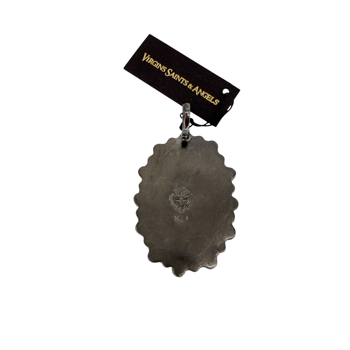 VIRGINS SAINTS & ANGELS VSA Milagrosa Medallion in Gunmetal