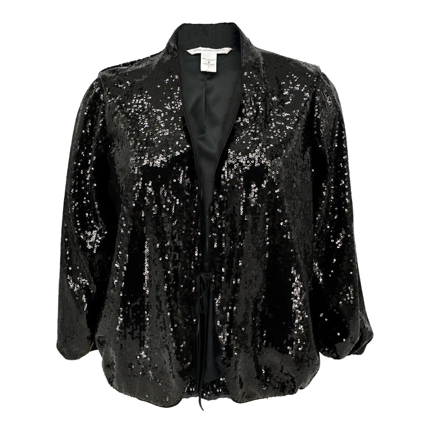 DIANE Von FURSTENBERG DVF Tonda Sequin Jacket 4|S