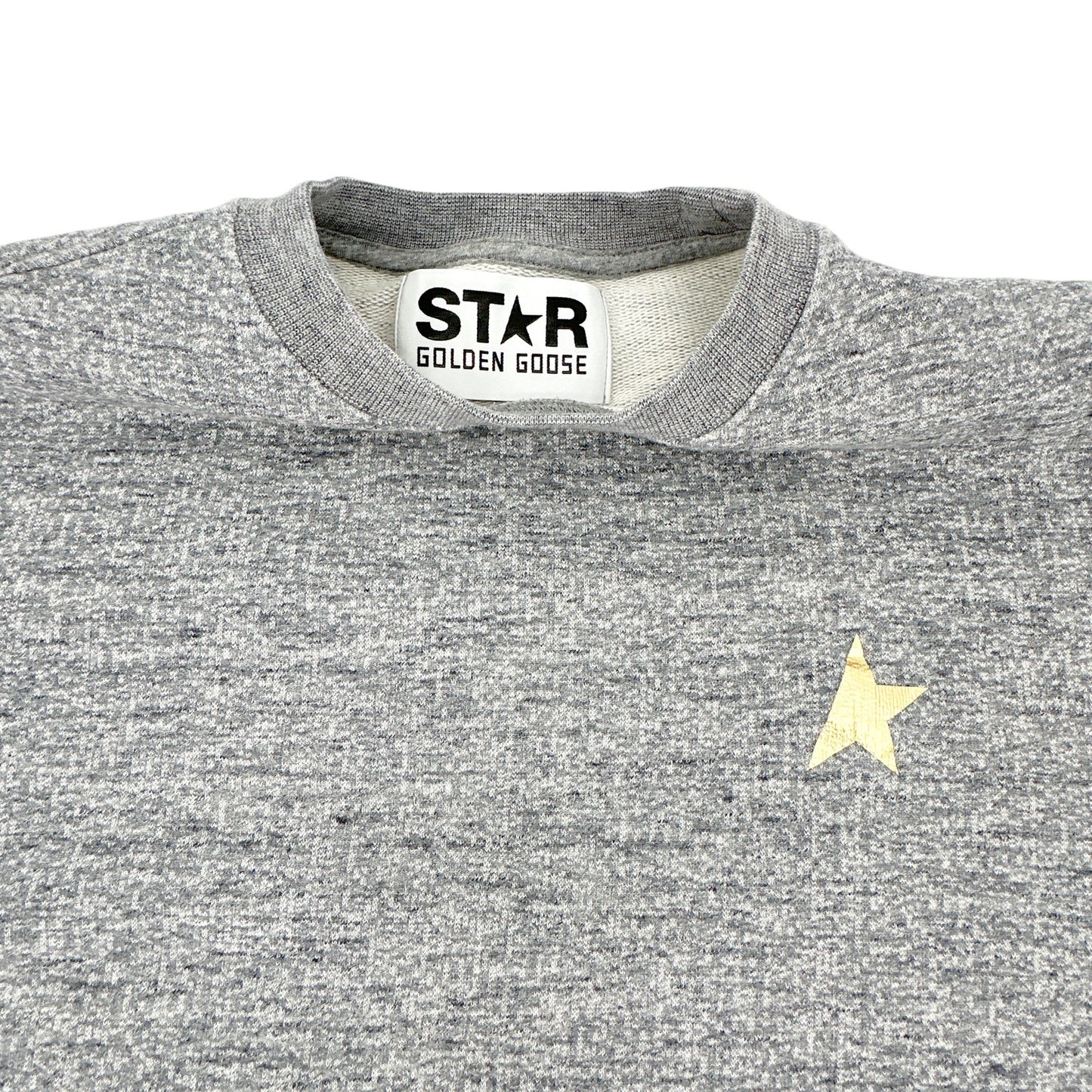 GOLDEN GOOSE Athena Star Sweatshirt in Grey XS
