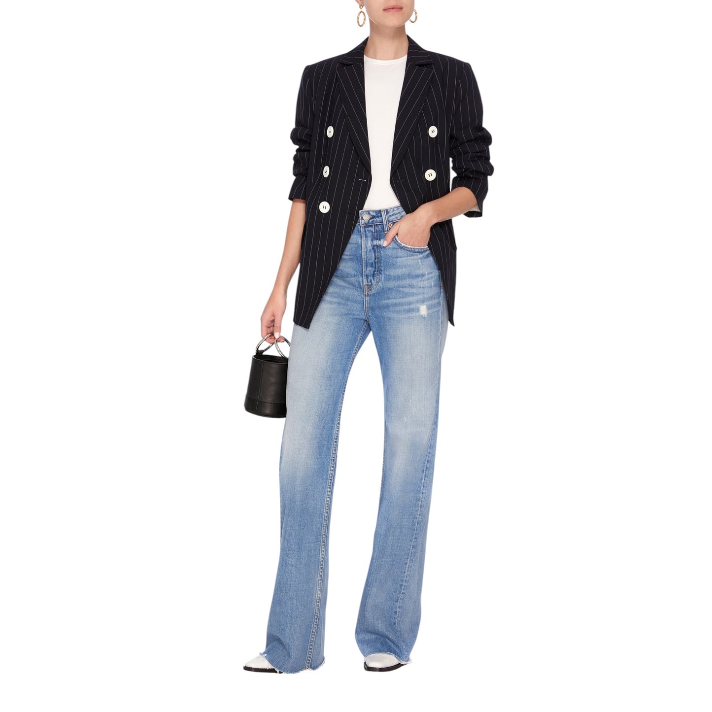 GRLFRND Carla Super High-Rise Bell Jeans 24