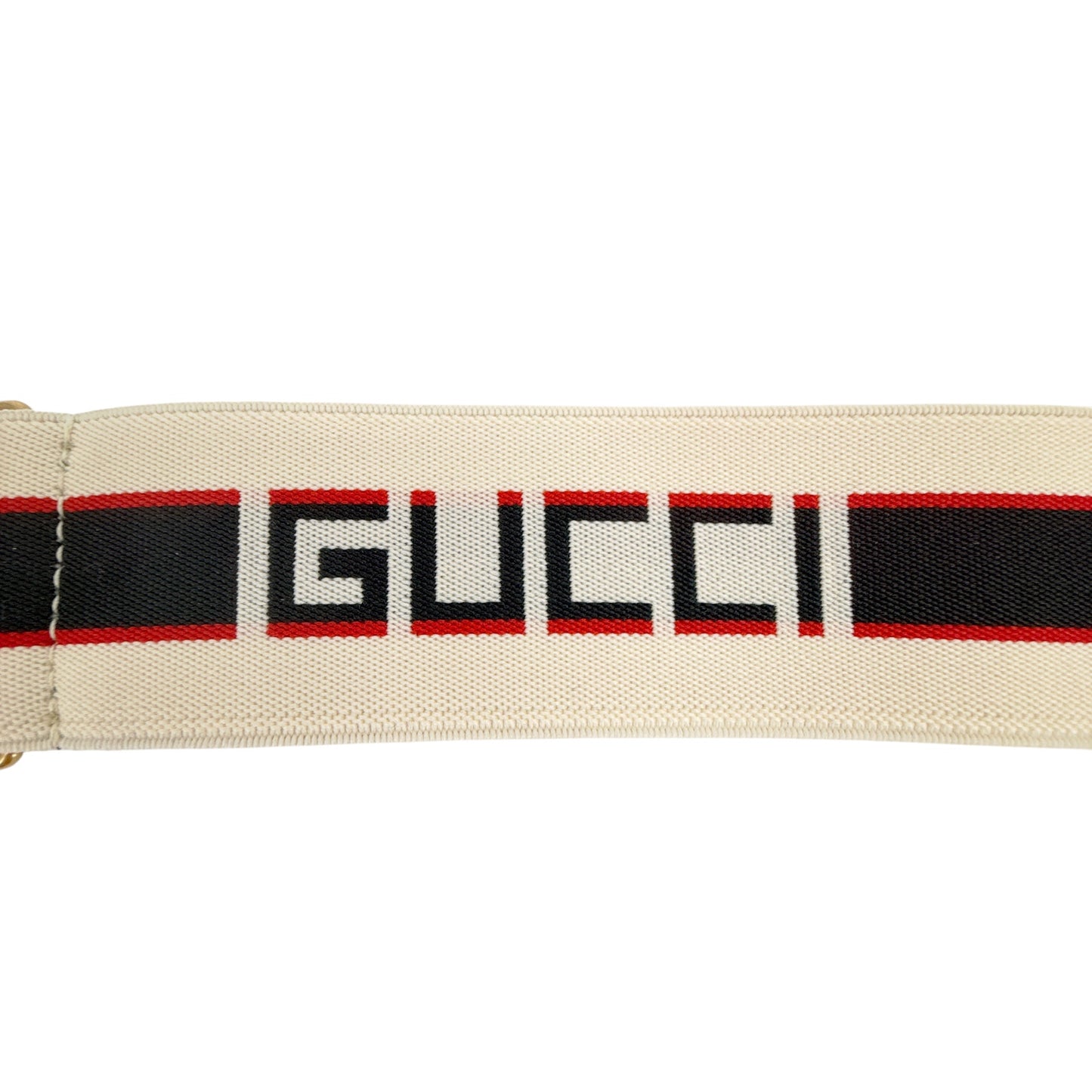 GUCCI Jacquard Crystal Stripe Double G Belt 80cm|32in