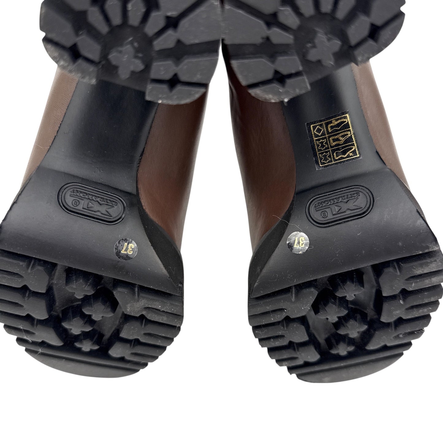 ATP Atelier Hella Leather Boots in Chocolate 37