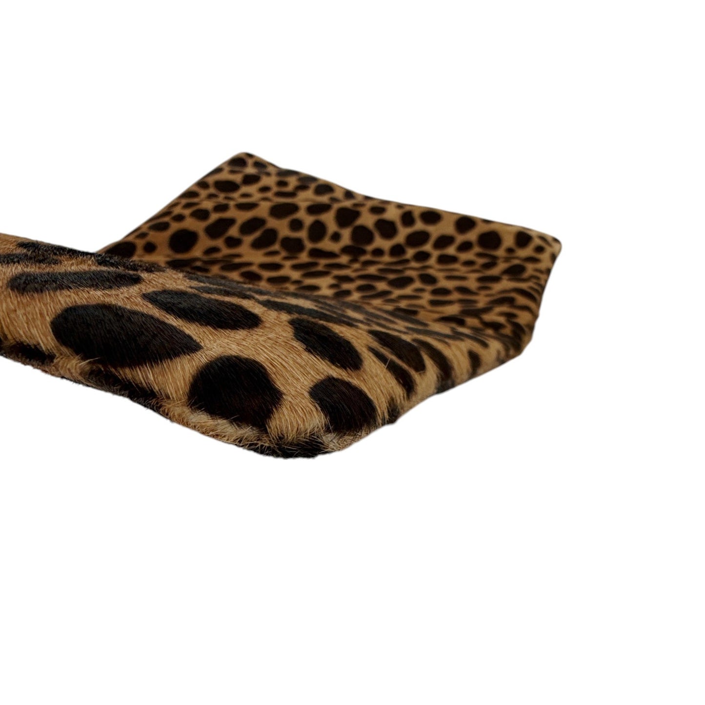 CLARE V. Oversized Laptop Clutch in Leopard