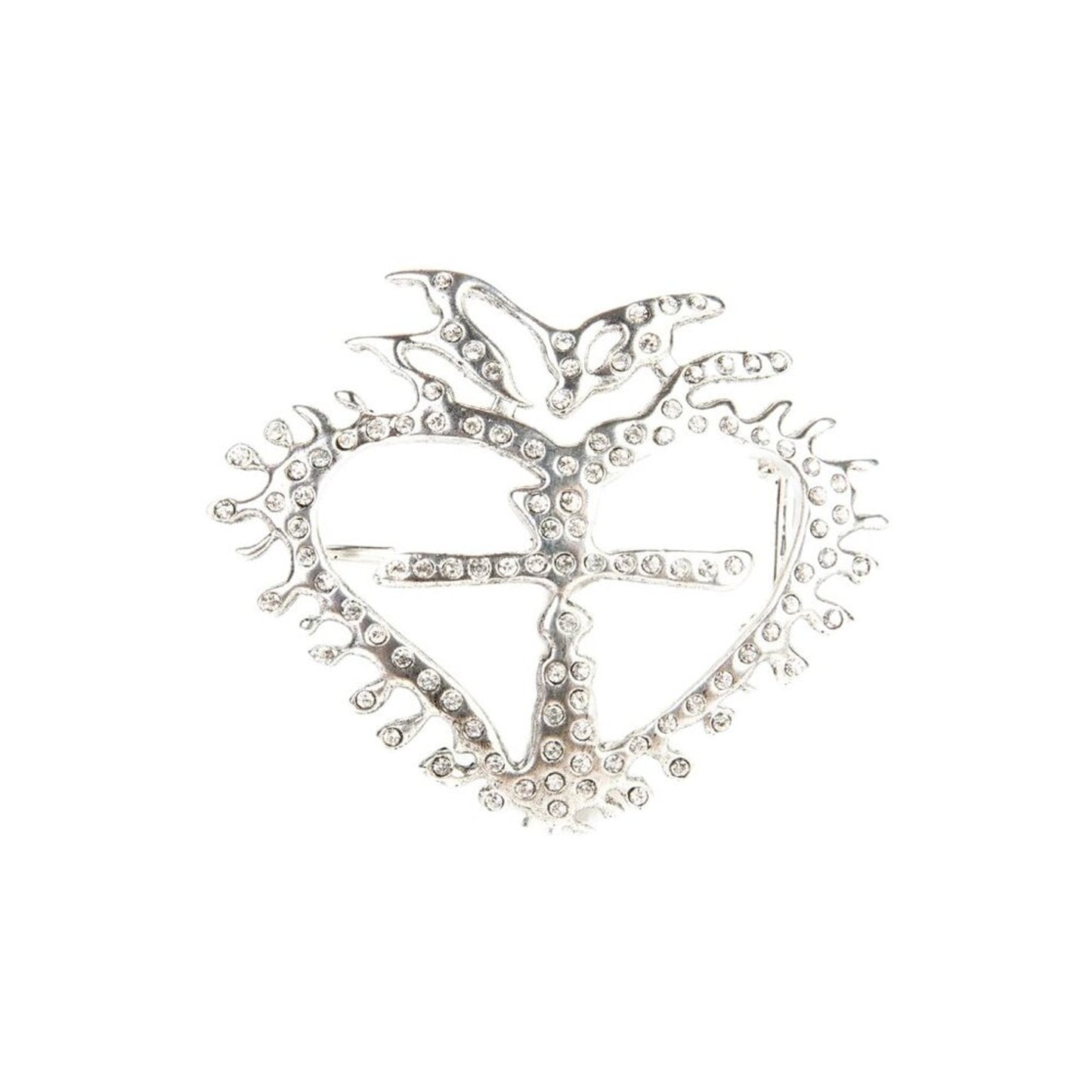 VIRGINS SAINTS & ANGELS VSA La Queen Crystal Buckle in Silver