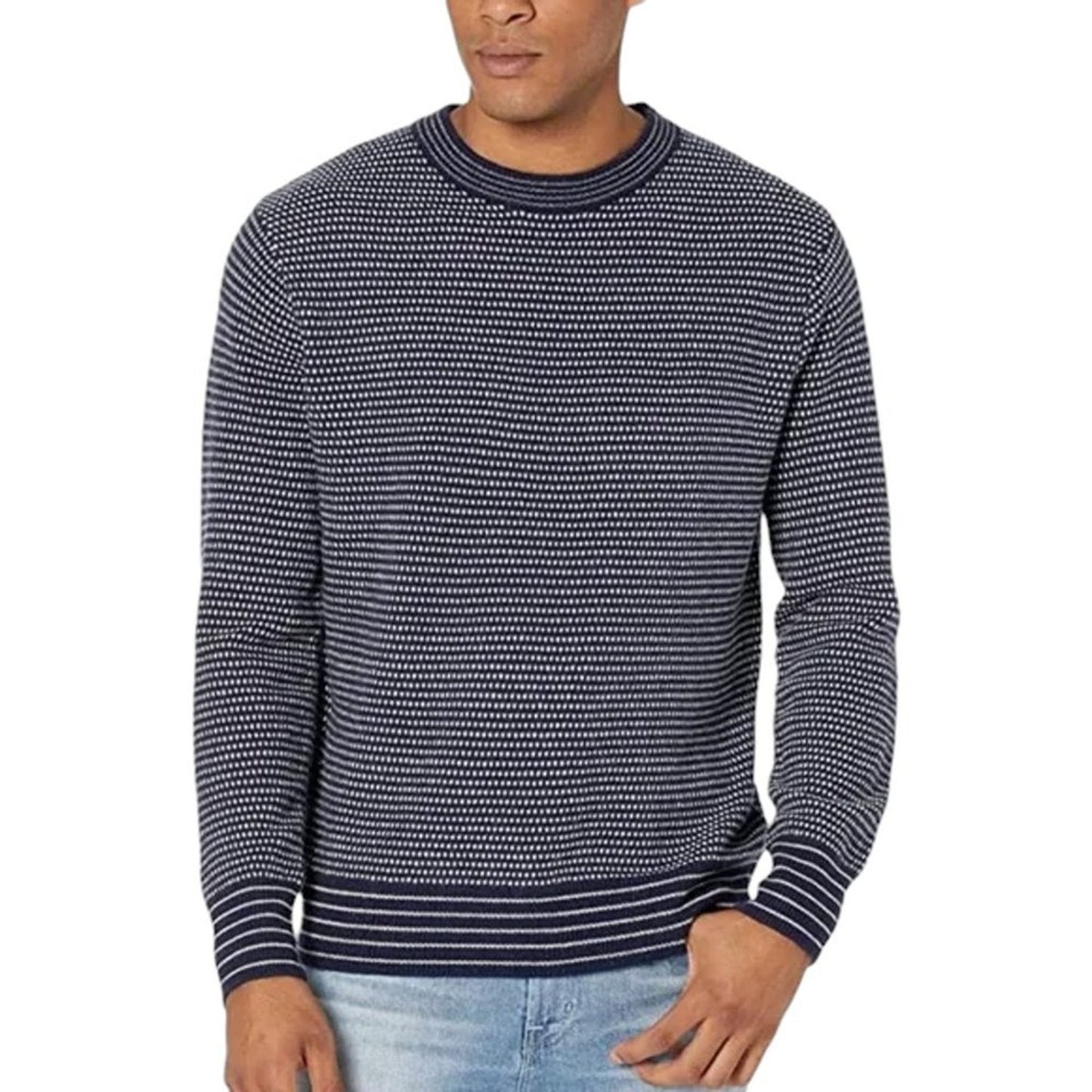 J.CREW Rugged Merino Wool Bird's-eye Sweater S