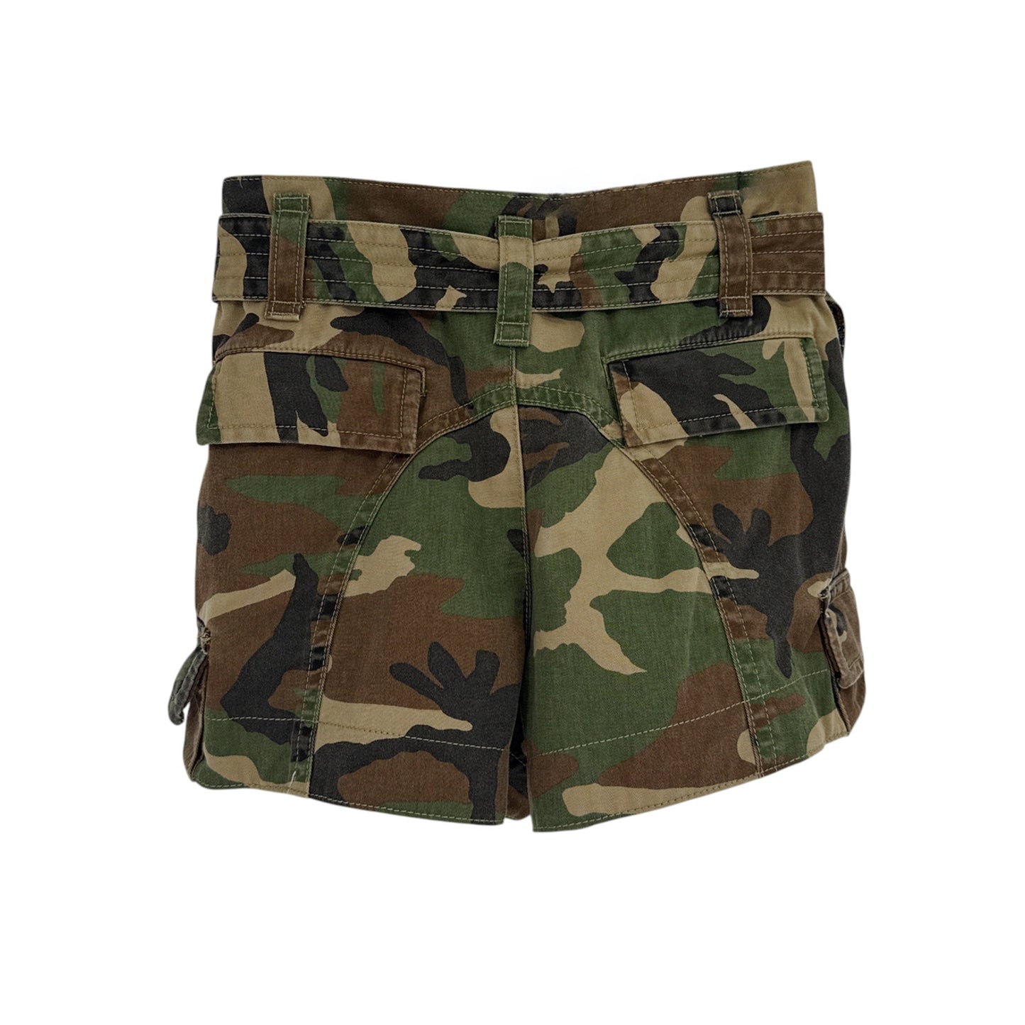 MARC JACOBS Army Cargo Pocket Short in Military Green Multi 0