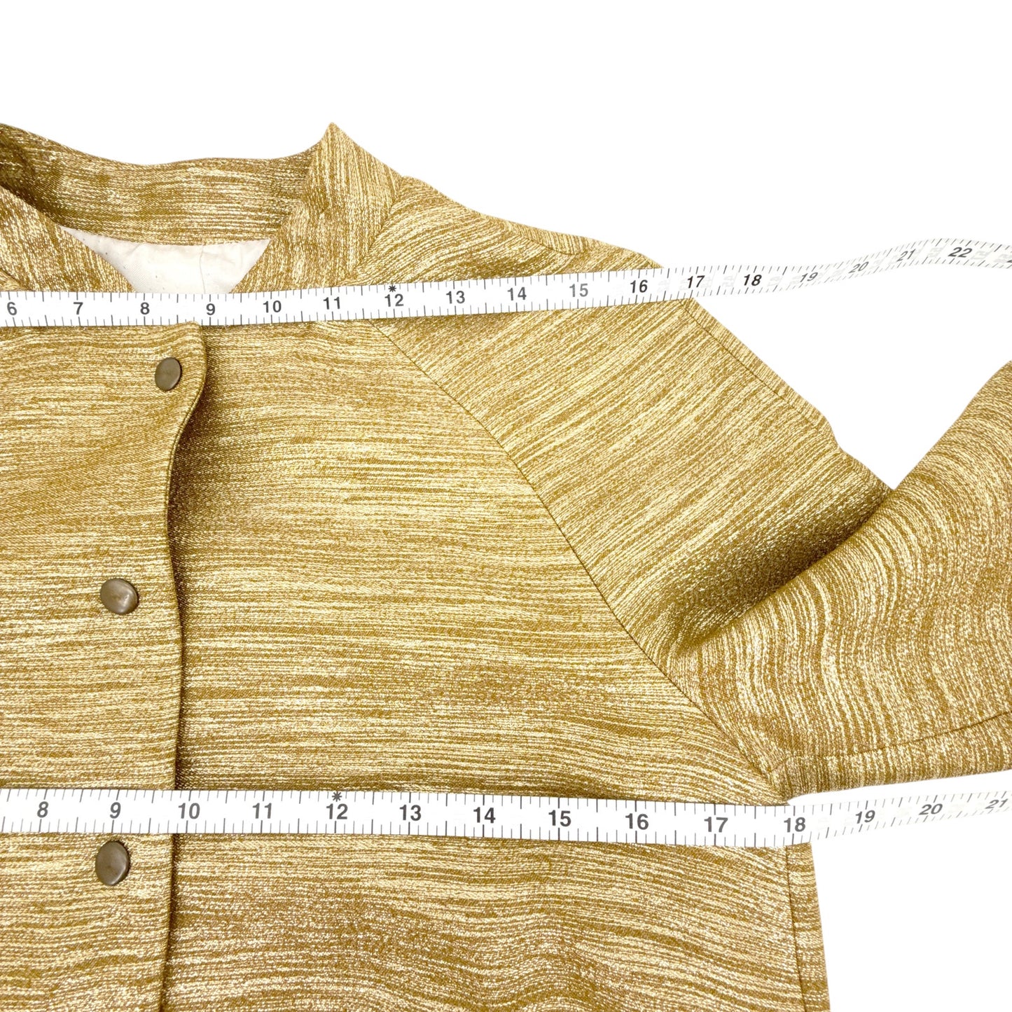 SEZANE Archie Jacket in Gold Viscose FR34|XS