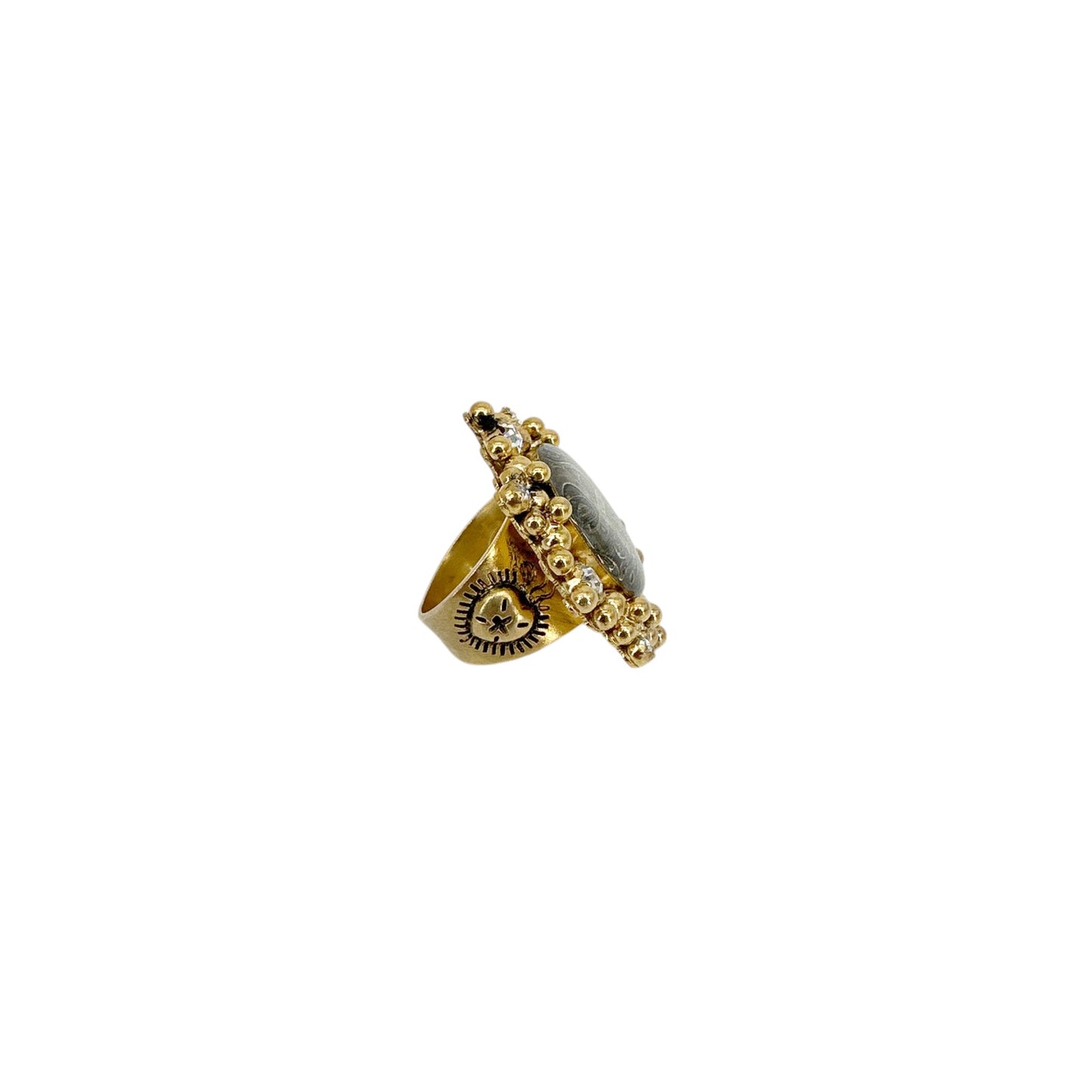 VIRGINS SAINTS & ANGELS VSA Cloister San Benito Ring Gold Size 7