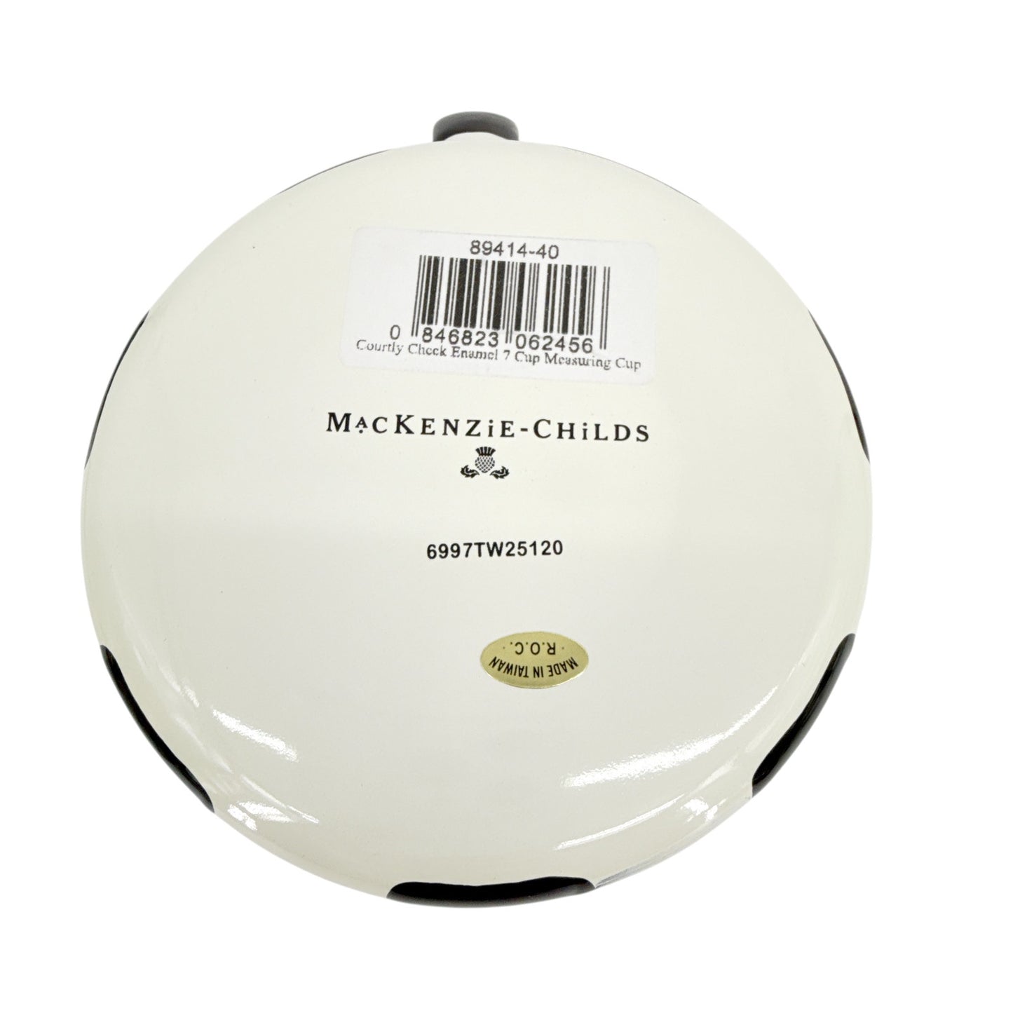 MACKENZIE-CHILDS 7 Cup Measuring Cup in Courtly Check