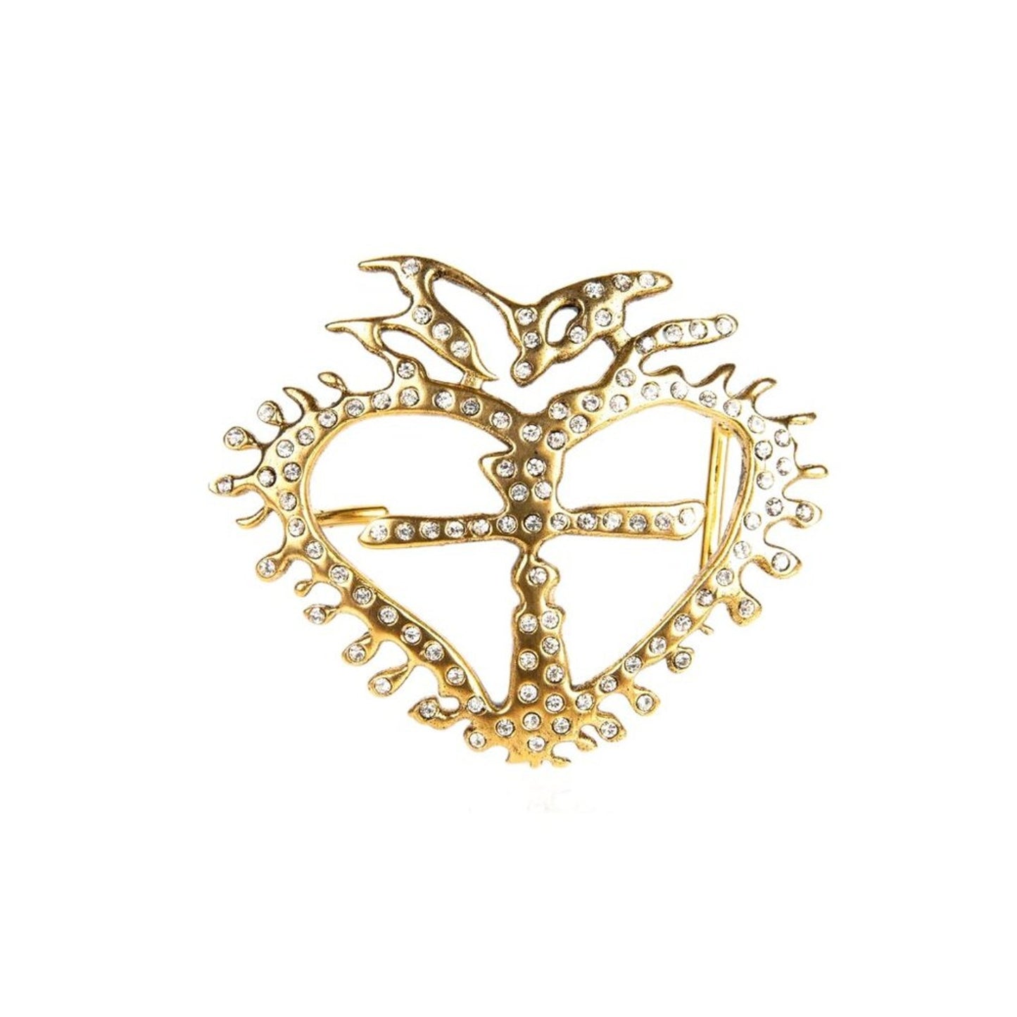 VIRGINS SAINTS & ANGELS VSA La Queen Crystal Buckle in Gold