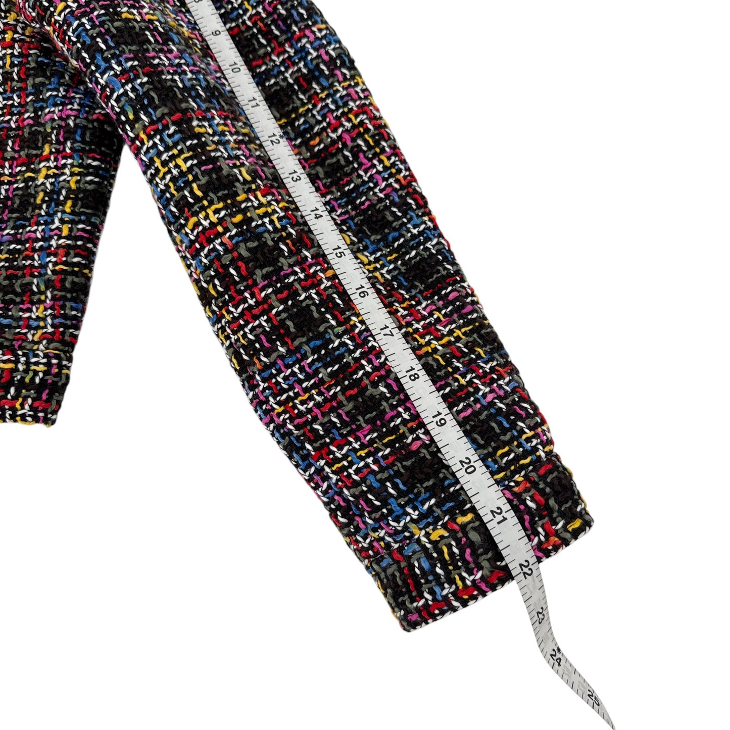 L'AGENCE Kasey Tweed Jacket in Black Multi S