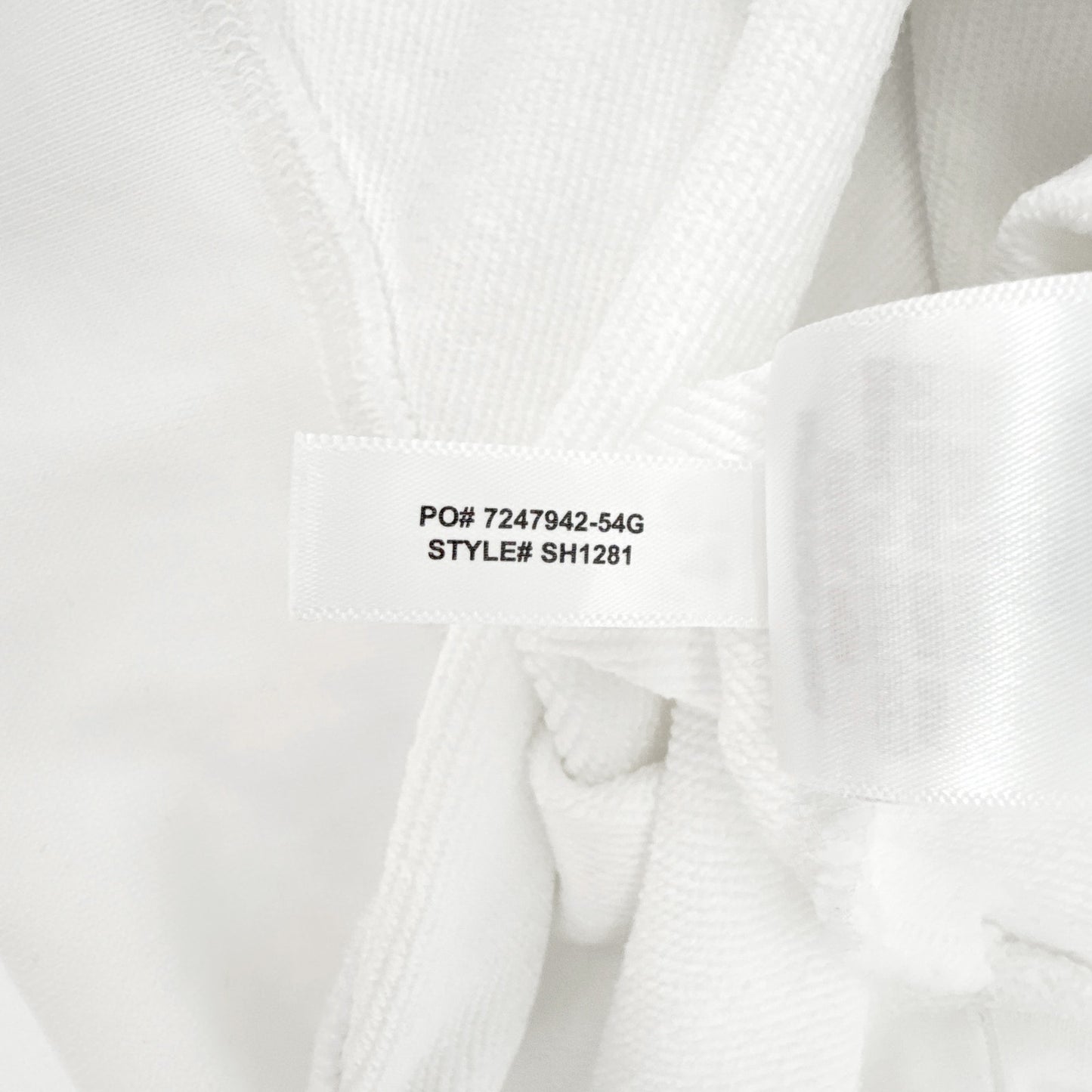 LACOSTE Classic Fit Crewneck Sweatshirt in White S