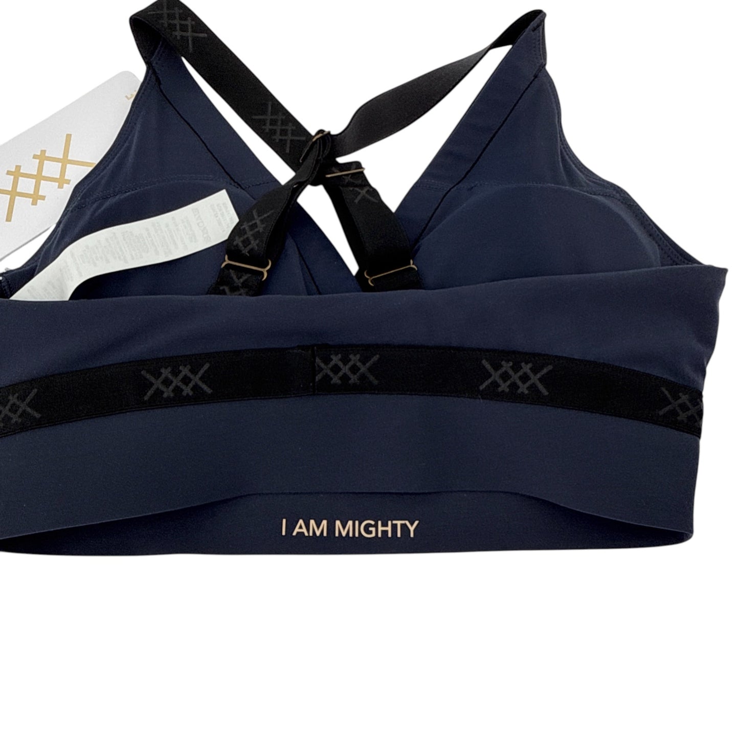 RHONE Banded Hi-Form Bra in Navy XS
