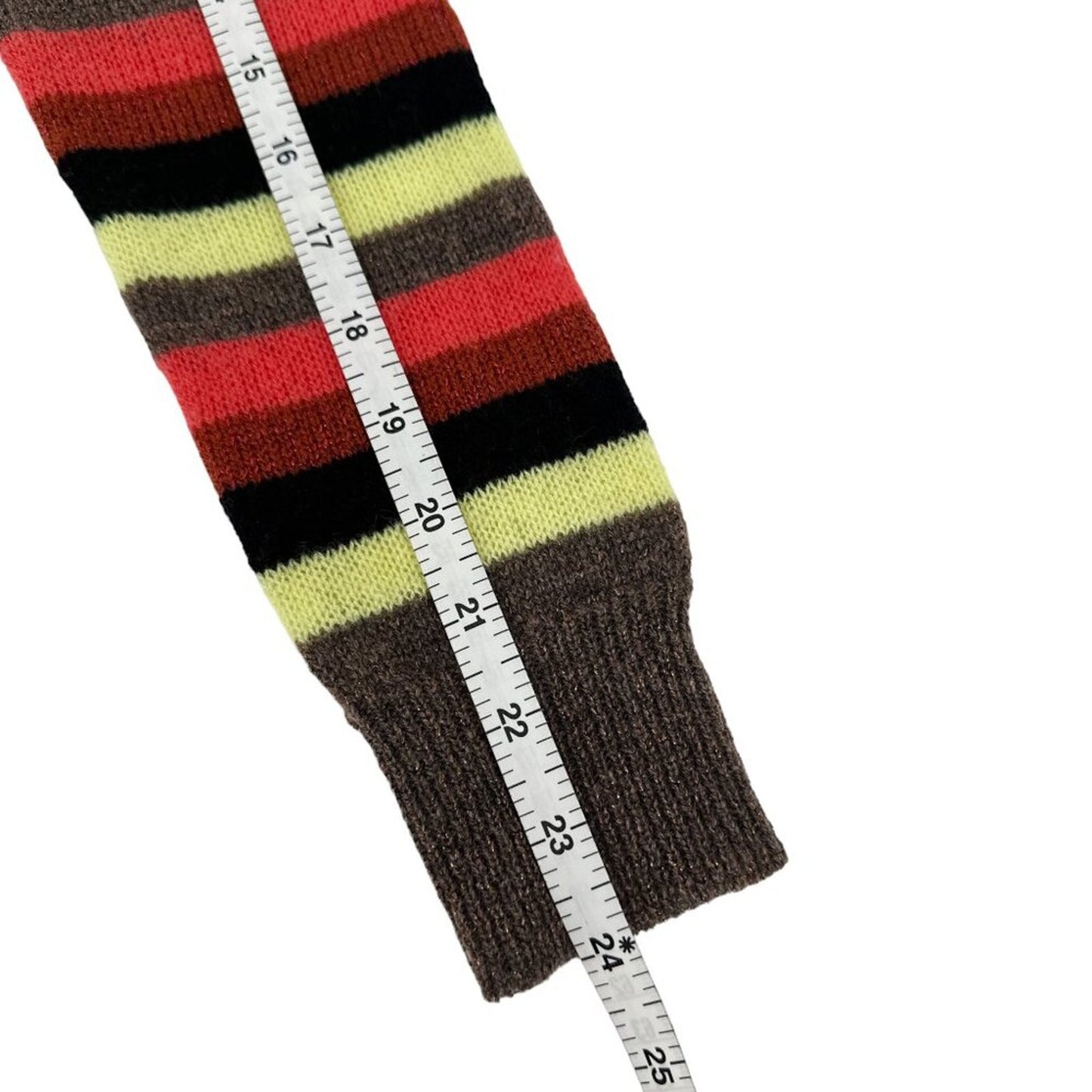LE SUPERBE Boyfriend Sweater in Bright Stripe S