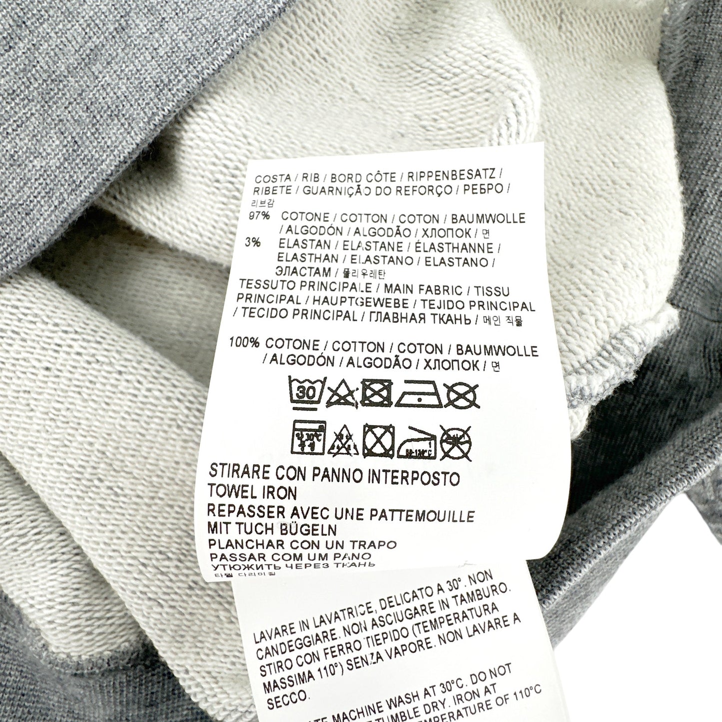 GOLDEN GOOSE Athena Star Sweatshirt in Grey XS