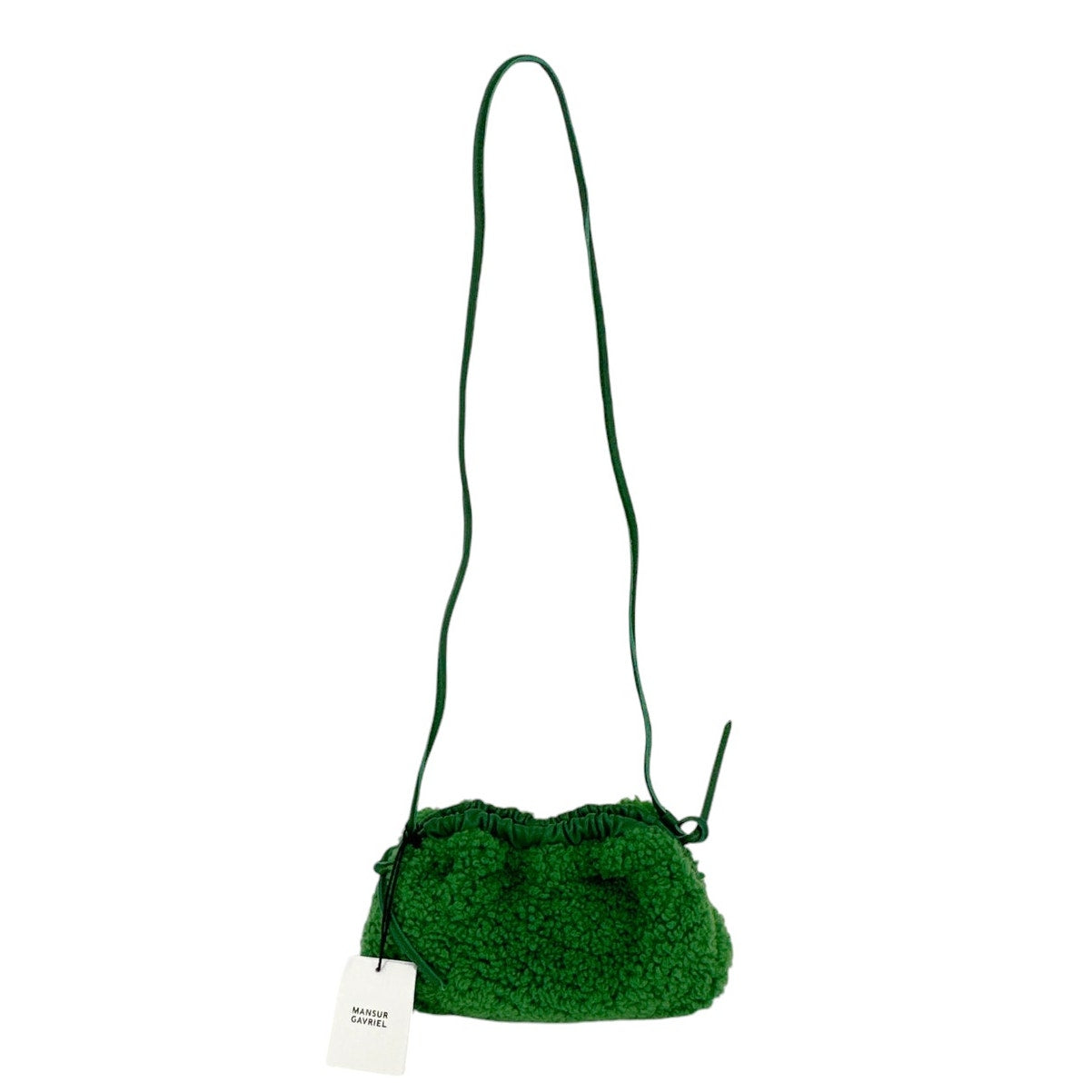 MANSUR GAVRIEL Mini Cloud Genuine Shearling Top Handle Bag
