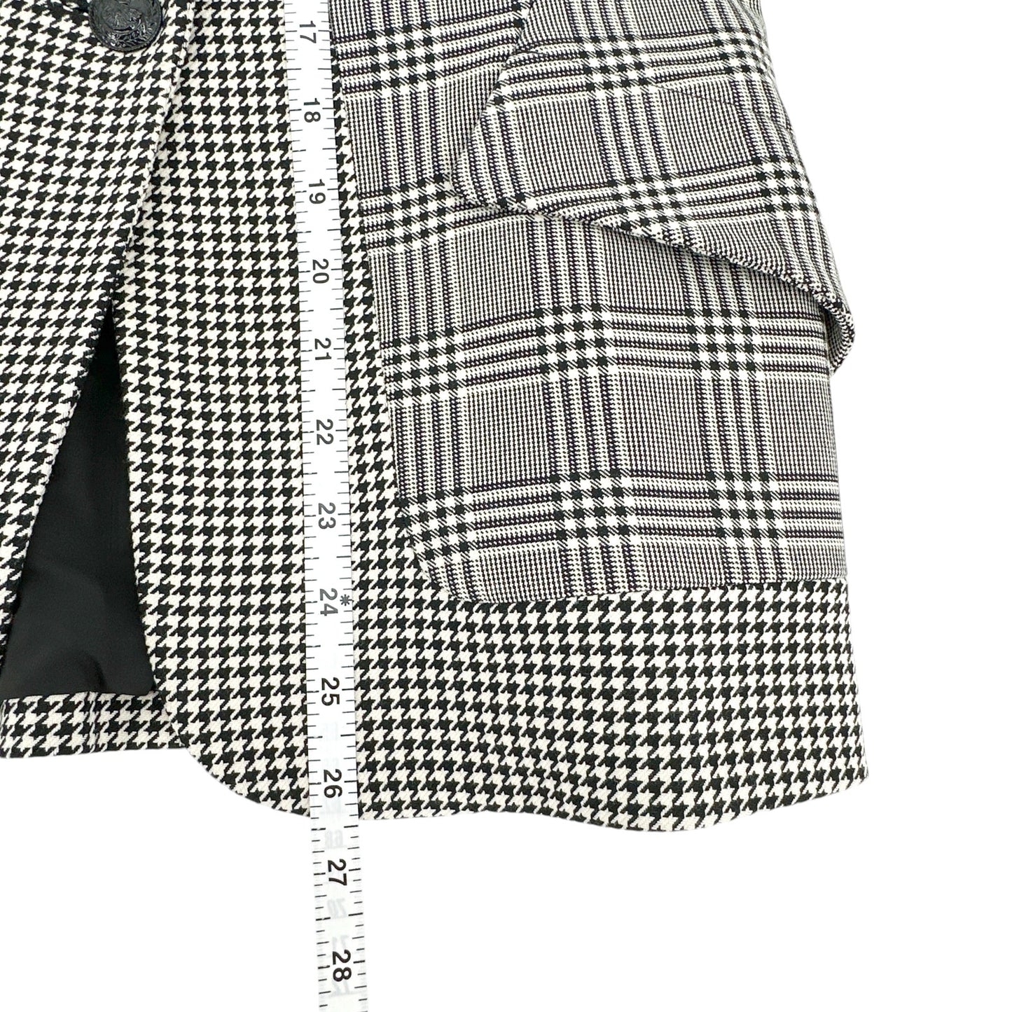 L'AGENCE Chamberlain Plaid & Houndstooth Blazer 2