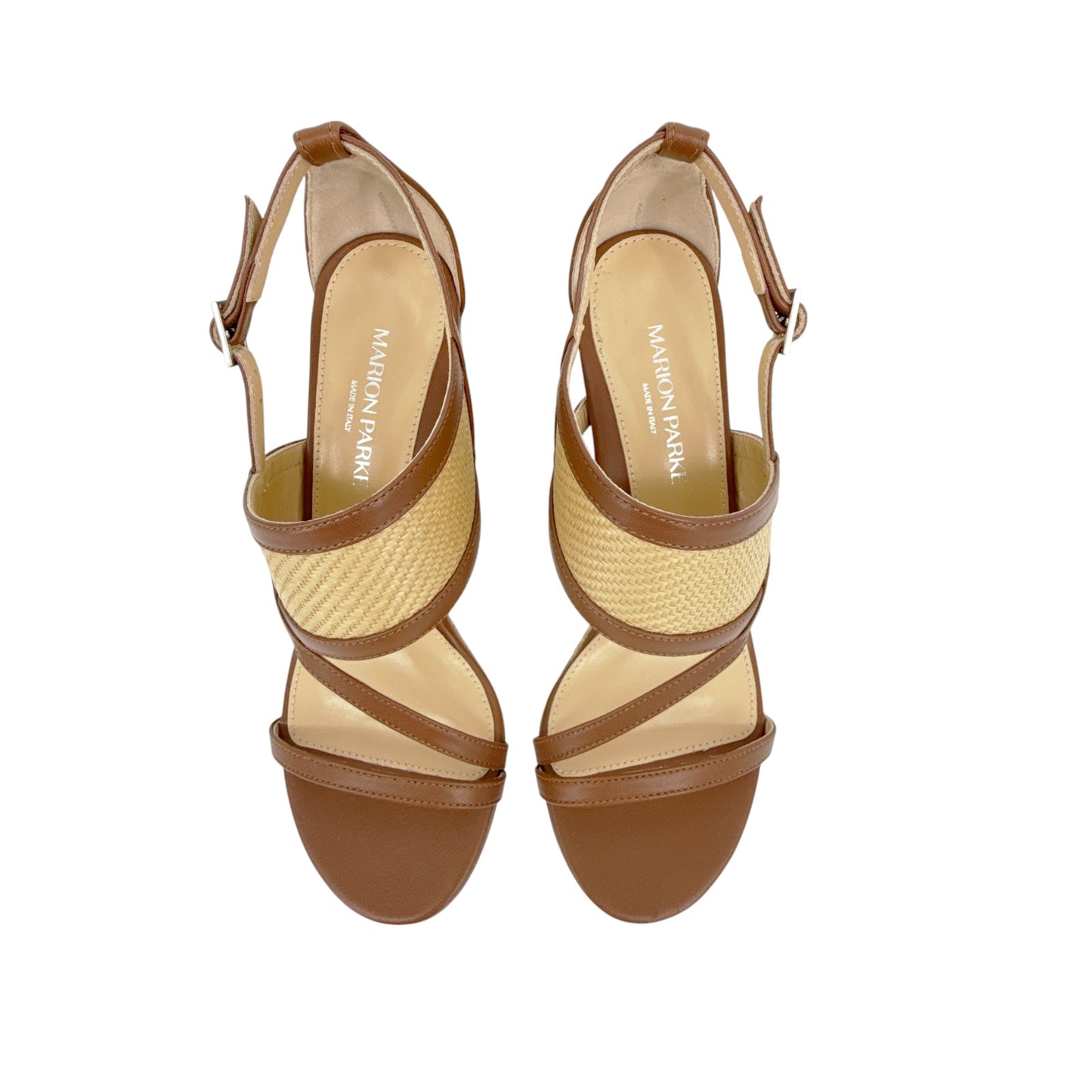 MARION PARKE Penny 70 Wedge in Luggage 37