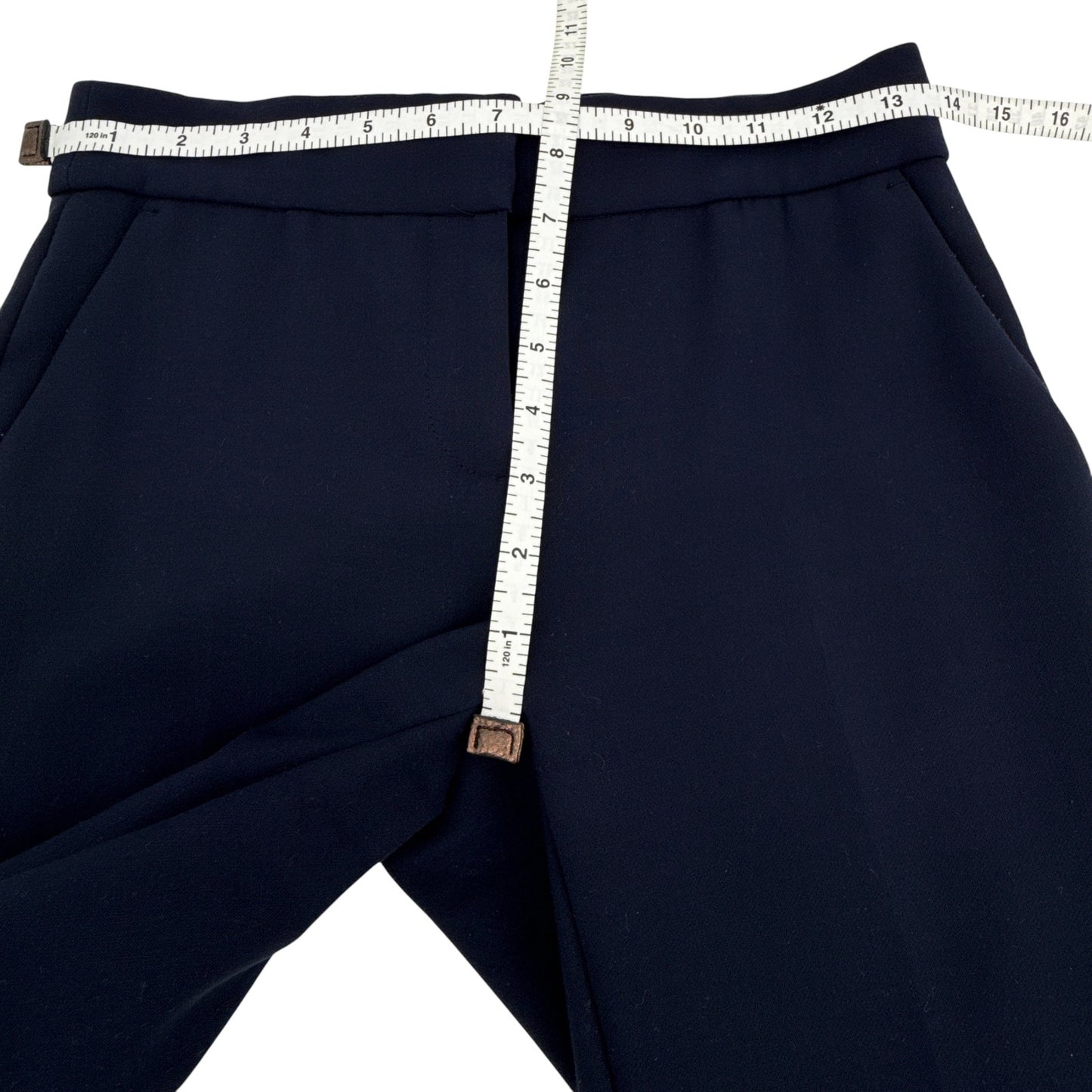 J.CREW 365 Edie Full Length Trouser in Four Season Stretch Wool Navy 00