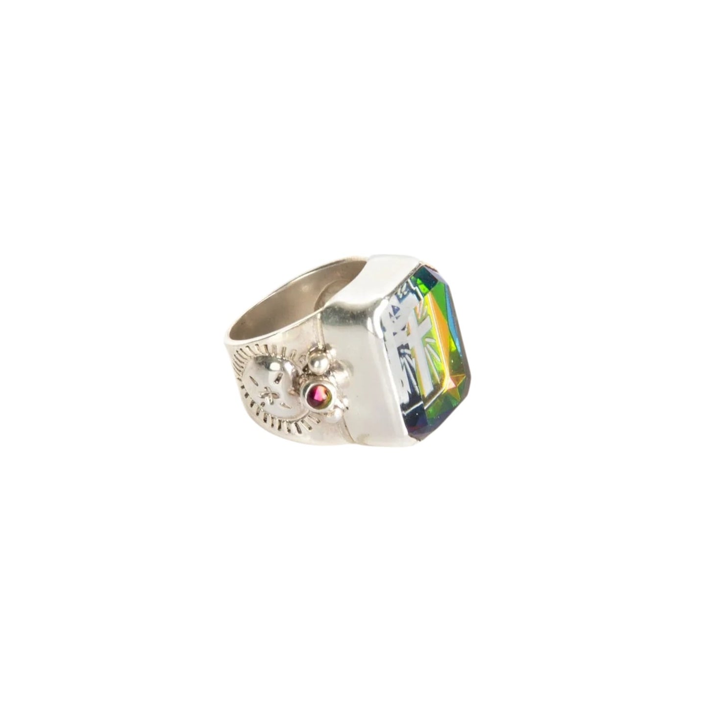 VIRGINS SAINTS & ANGELS VSA Miraculous Vibe Cross Ring 7