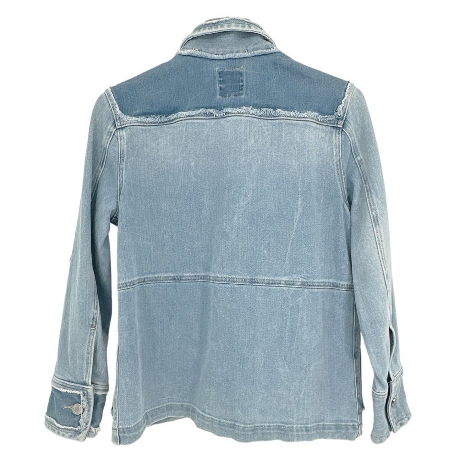 ZADIG & VOLTAIRE Kick Destroy Denim Jacket XS