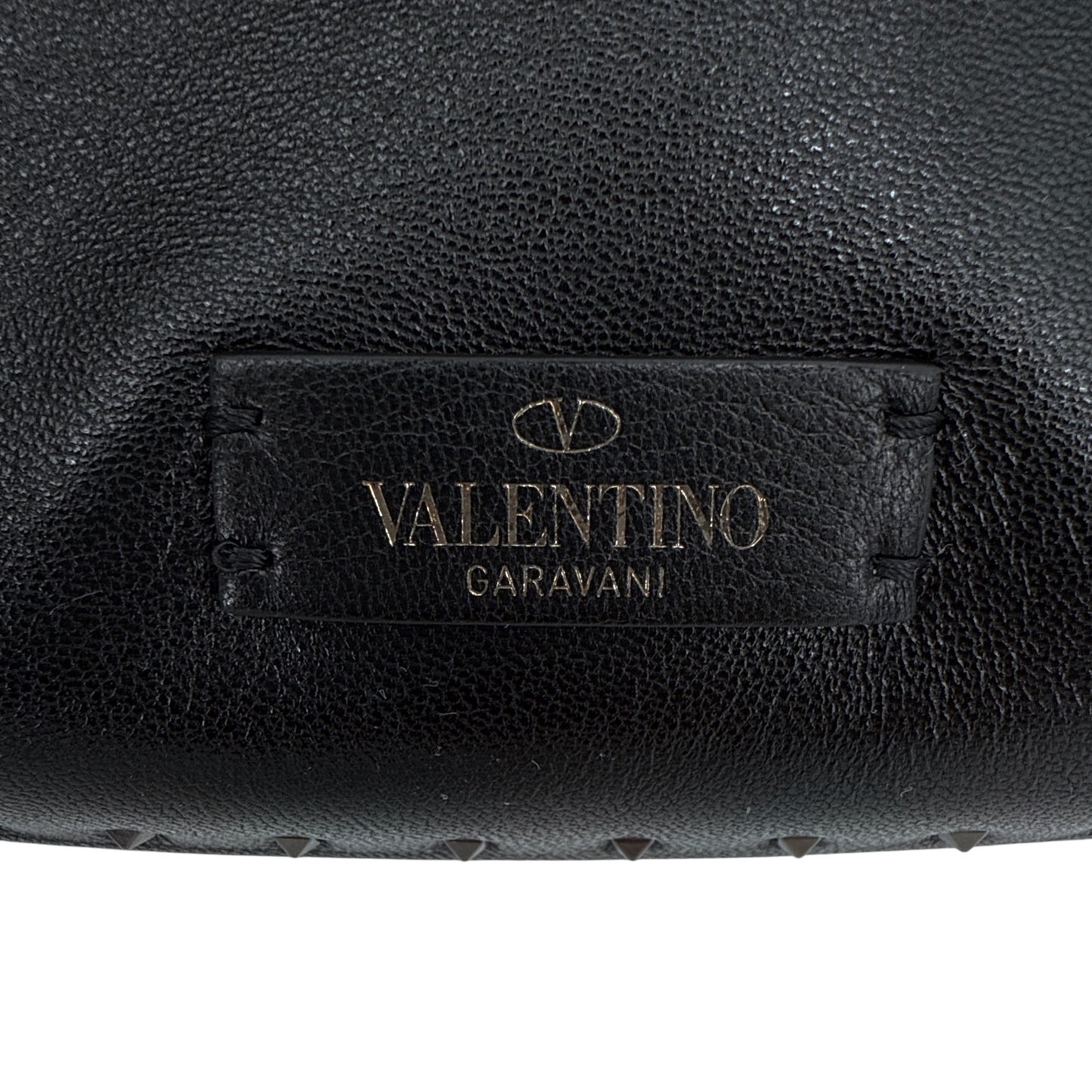 VALENTINO GARAVANI Small Atelier Bag 01 Metal Stitch Edition Tote Bag In Black