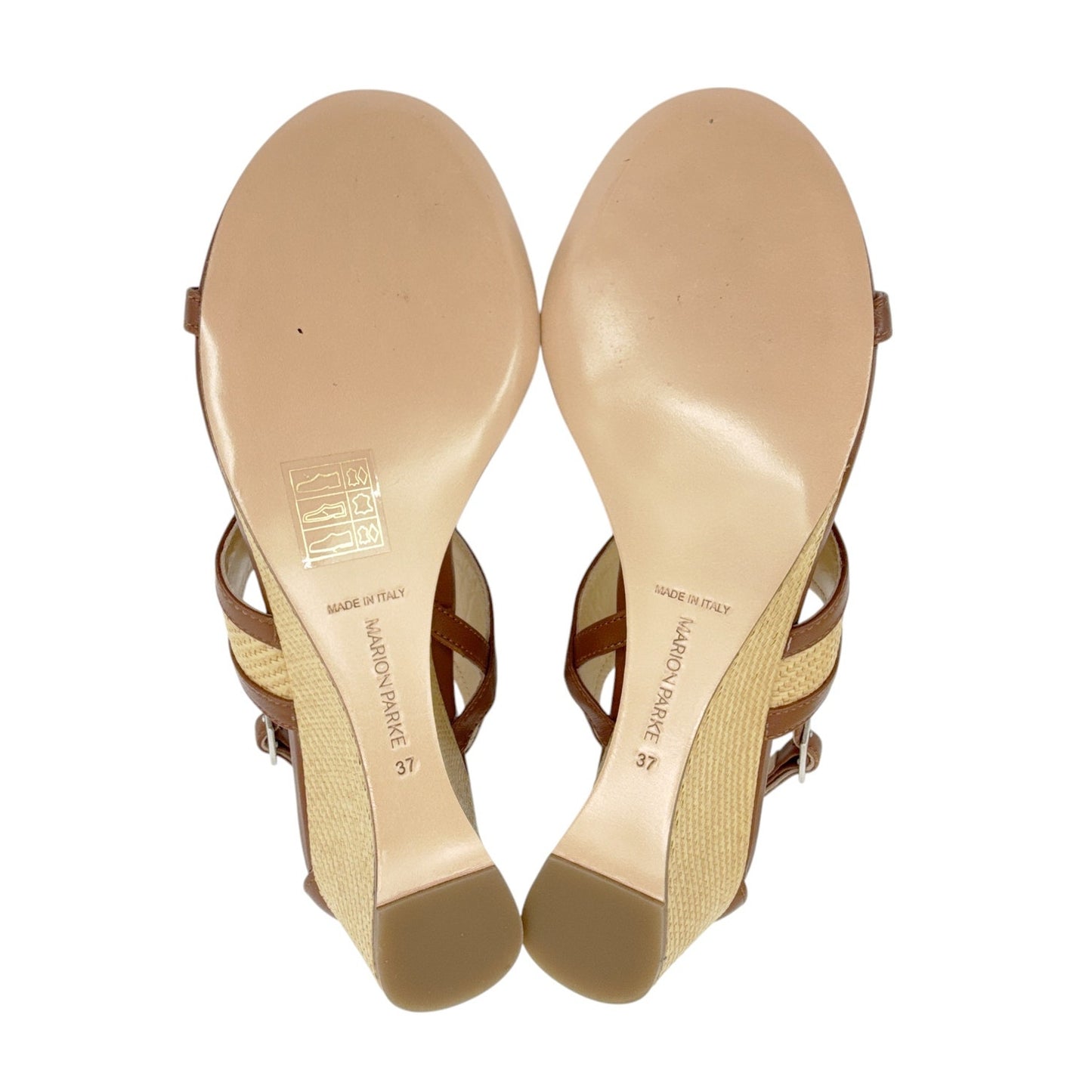 MARION PARKE Penny 70 Wedge in Luggage 37