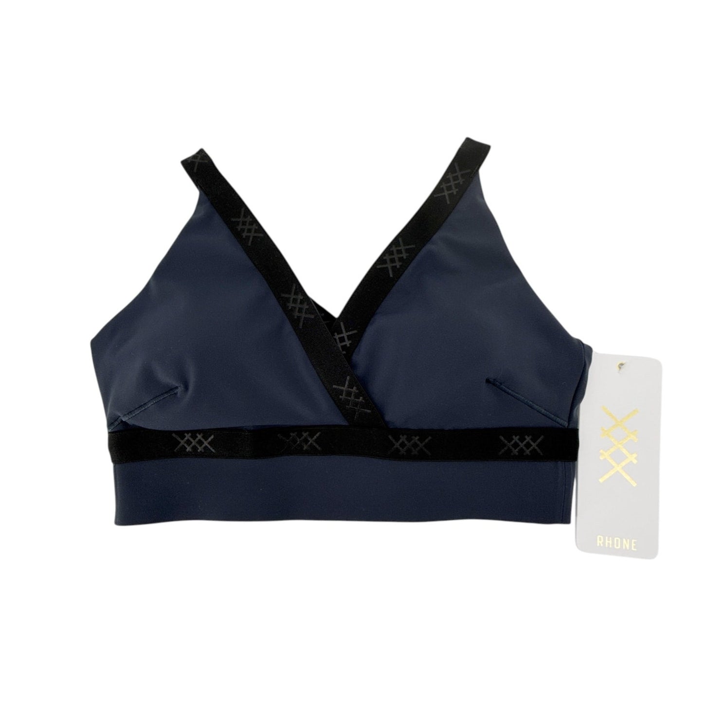 RHONE Banded Hi-Form Bra in Navy XS