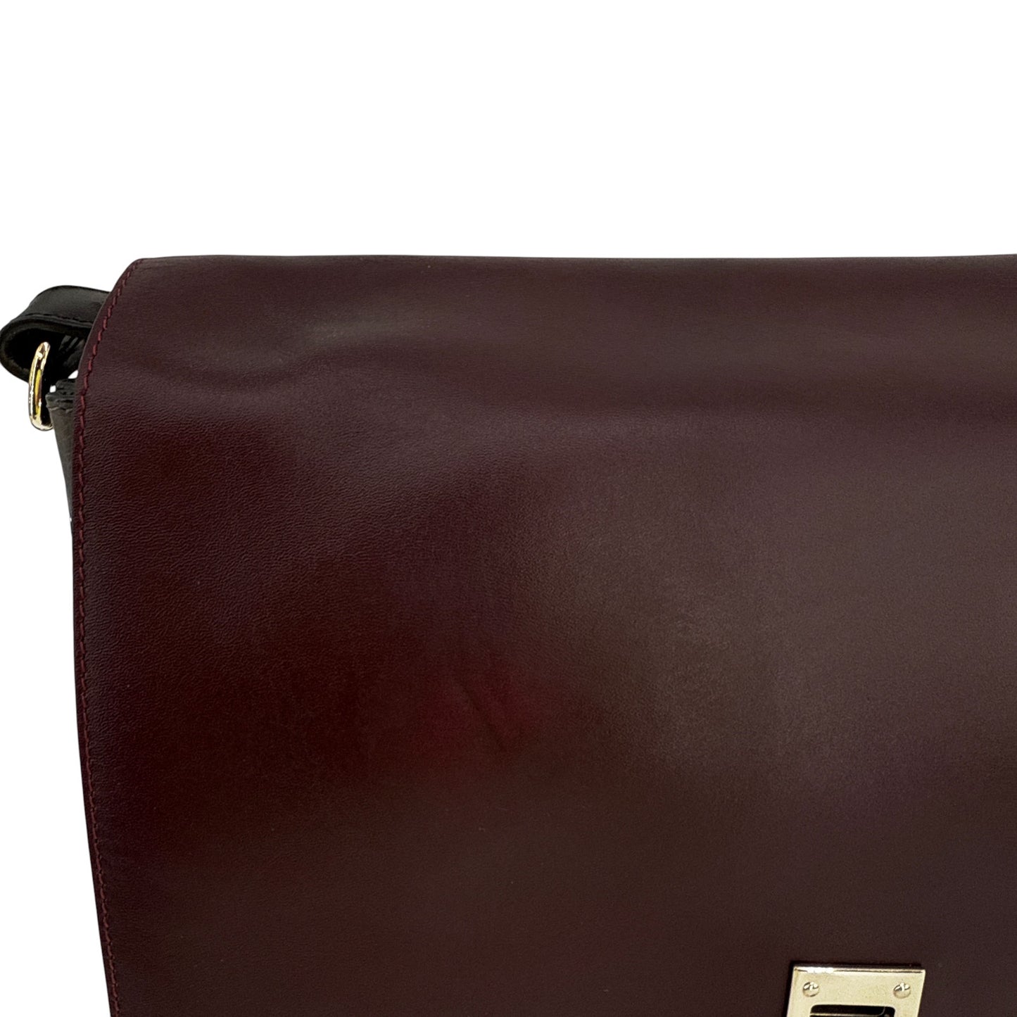 PROENZA SCHOULER PS Elliot Calfskin Shoulder Bag in Burgundy