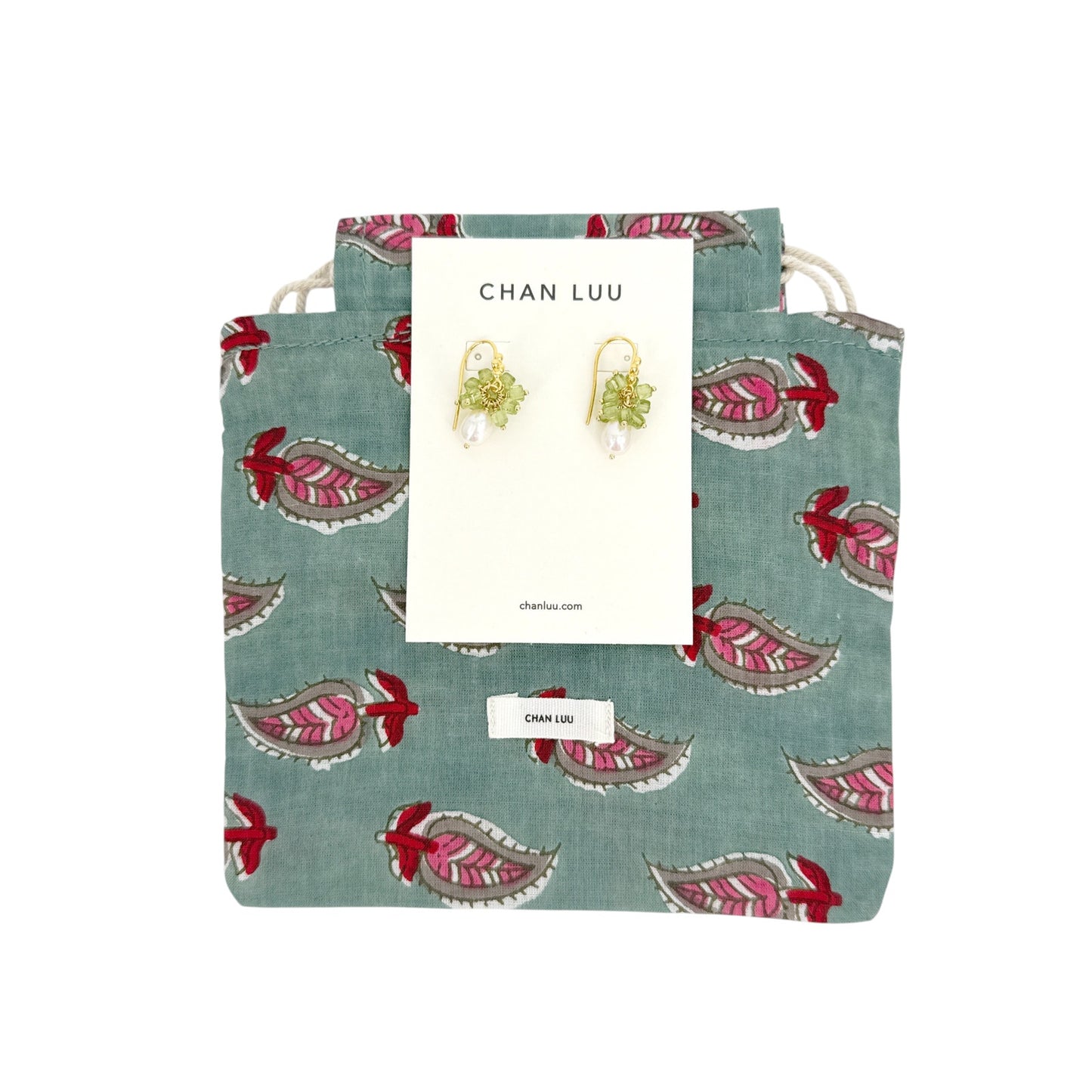 CHAN LUU Firework Earrings Peridot