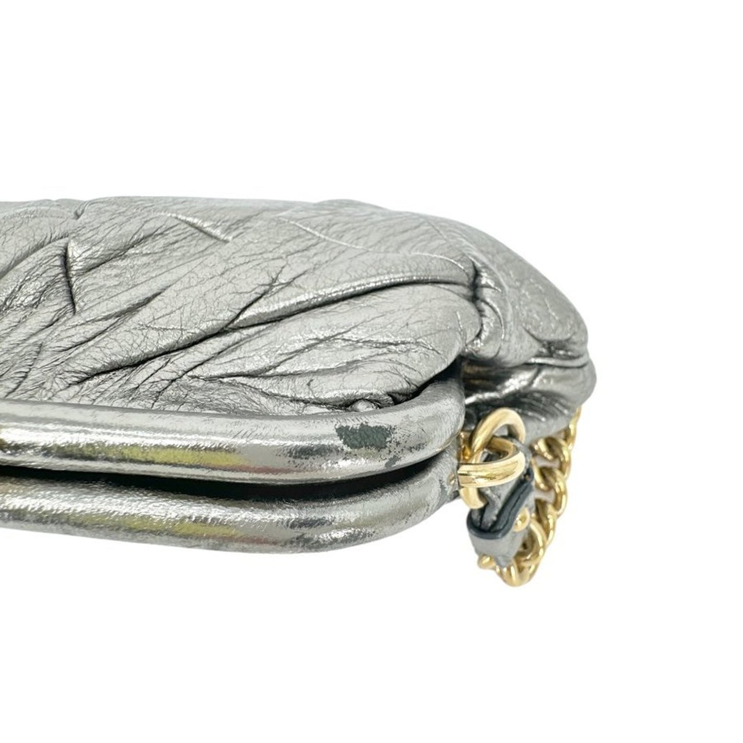 MARC JACOBS Collection Patchwork Metallic Leather Little Stam Bag