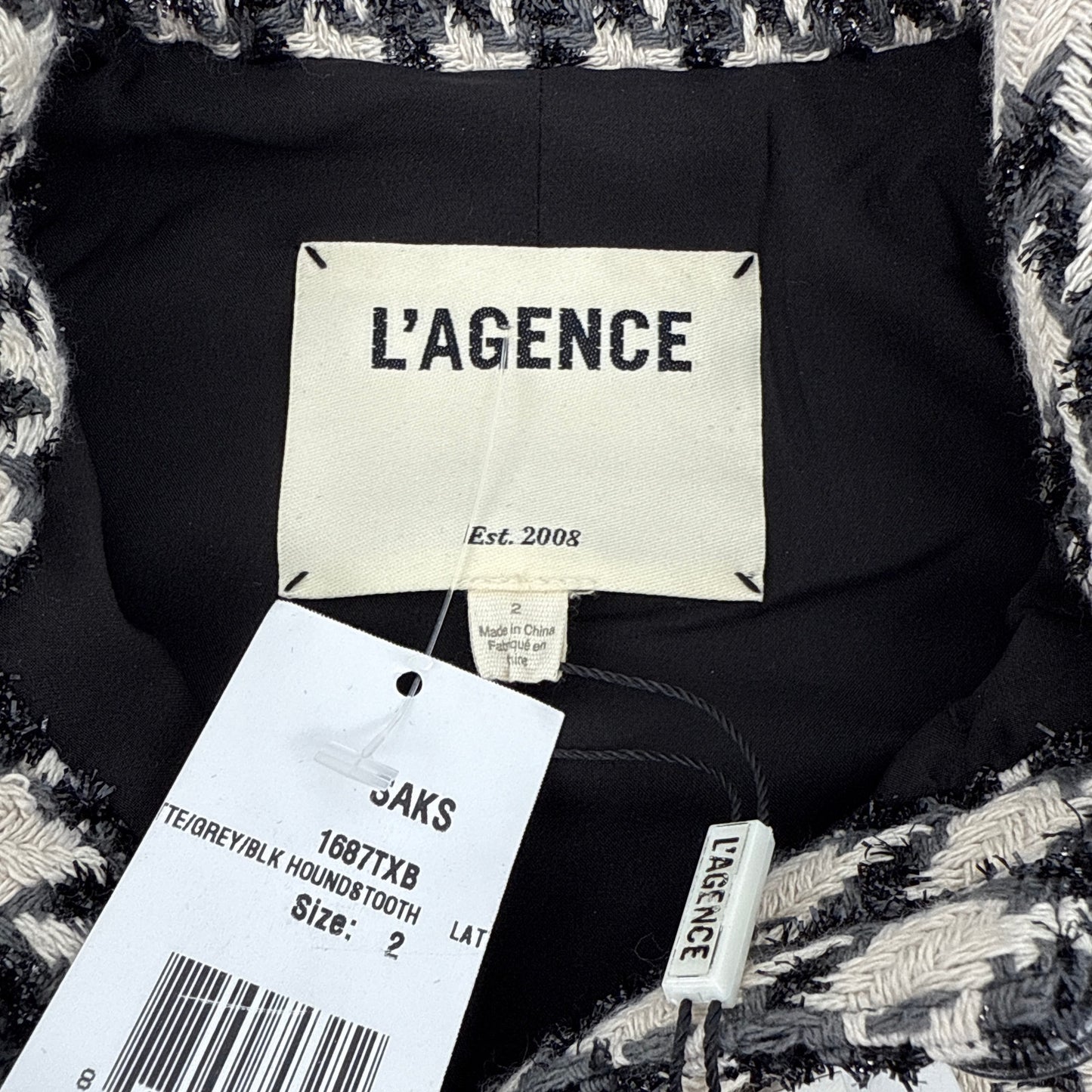 L'AGENCE Cove Crop Short Sleeve Jacket 2