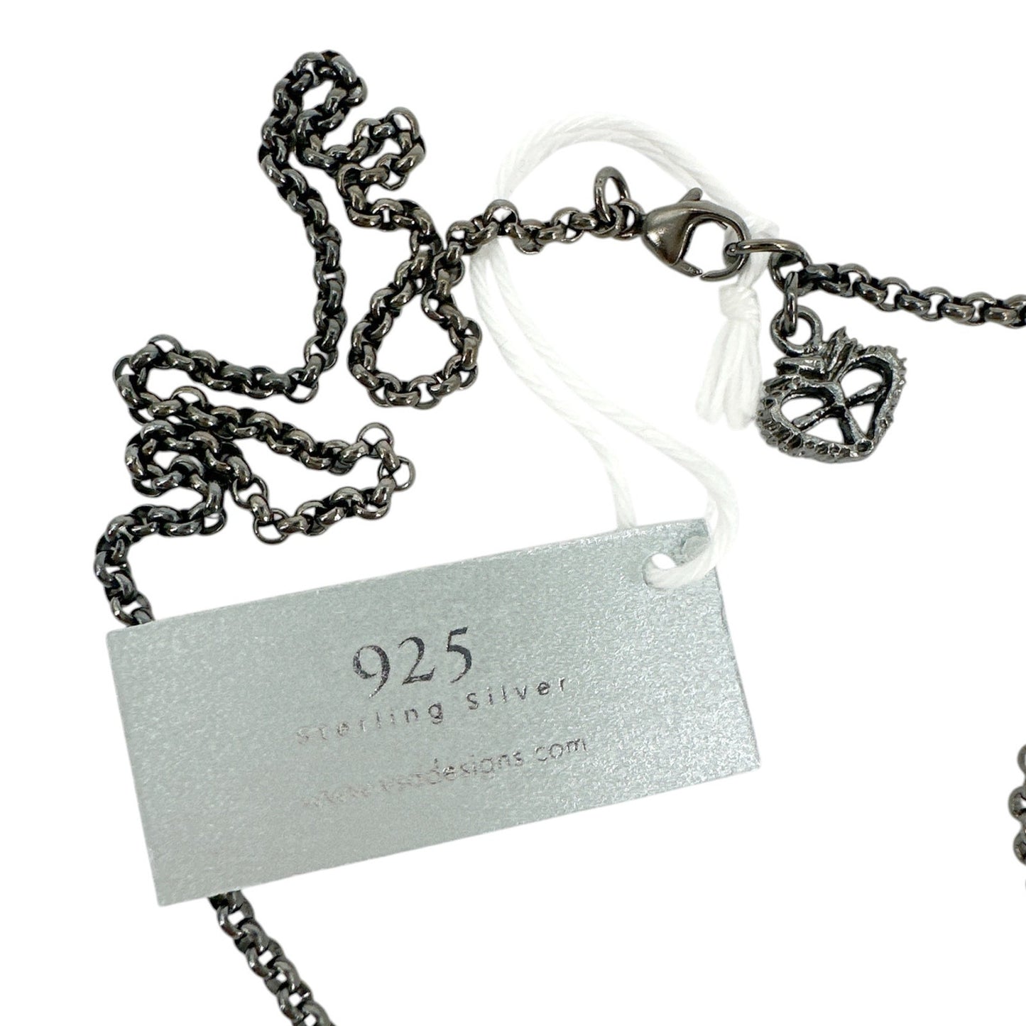 VIRGINS SAINTS & ANGELS VSA Sterling Silver Chain in Gunmetal